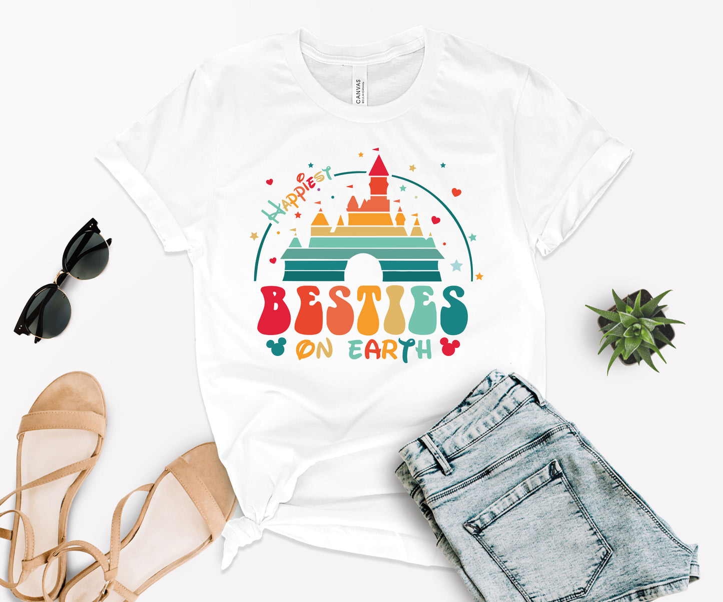 Happiest Besties on Earth Shirt, Happiest Tee on Earth, Besties Shirt-newamarketing
