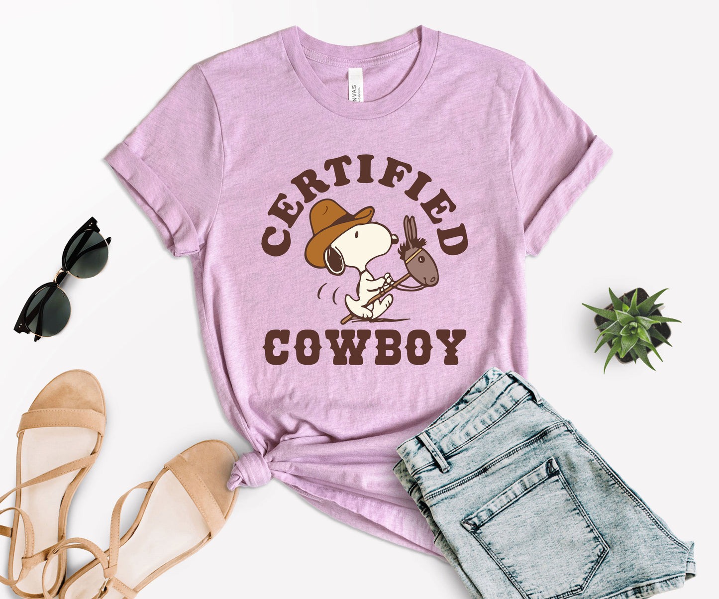 Snoopy Cowboy Shirt, T-Shirt Cowboy, Certified Shirt-newamarketing