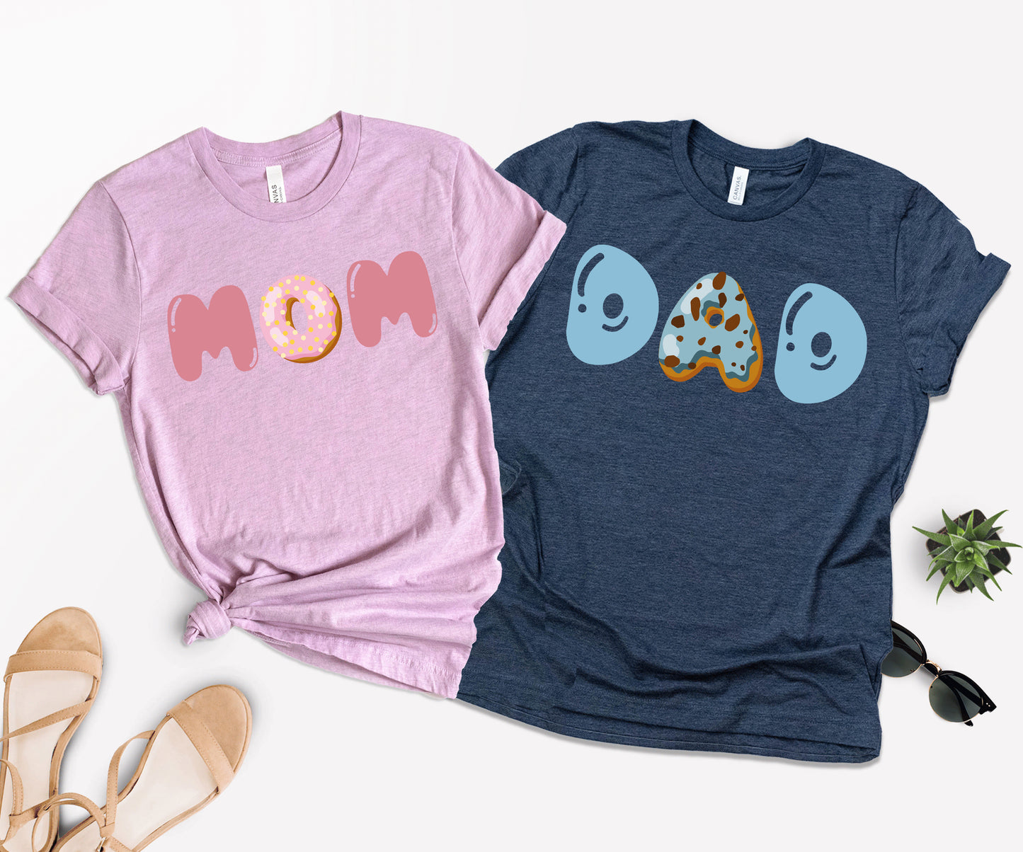 Mom and Dad Shirt, Donut Shirt, Funny Donut Shirts-newamarketing