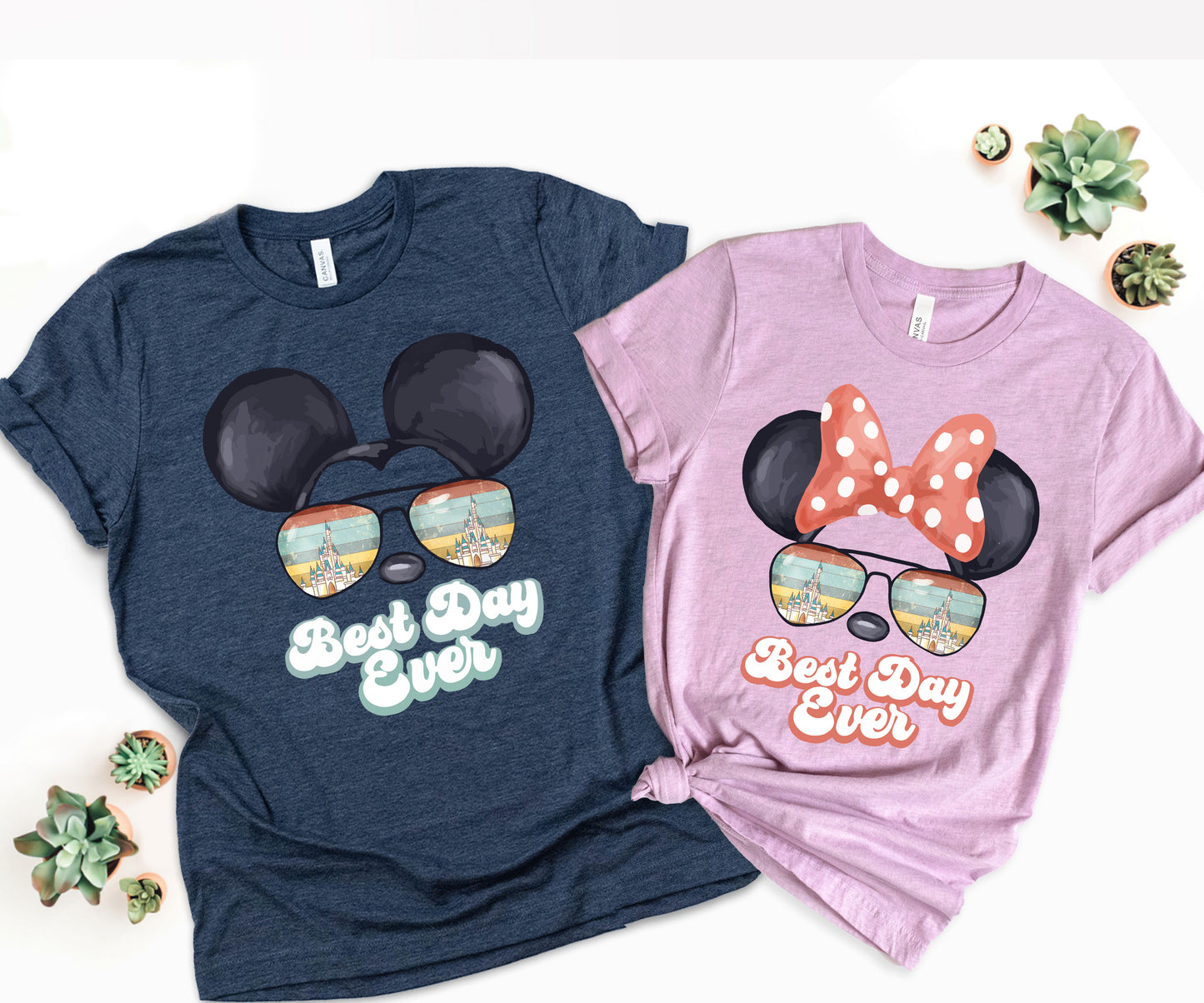 Best Day Ever Disney Family Shirts, Matching Mickey and Minnie Shirts-newamarketing