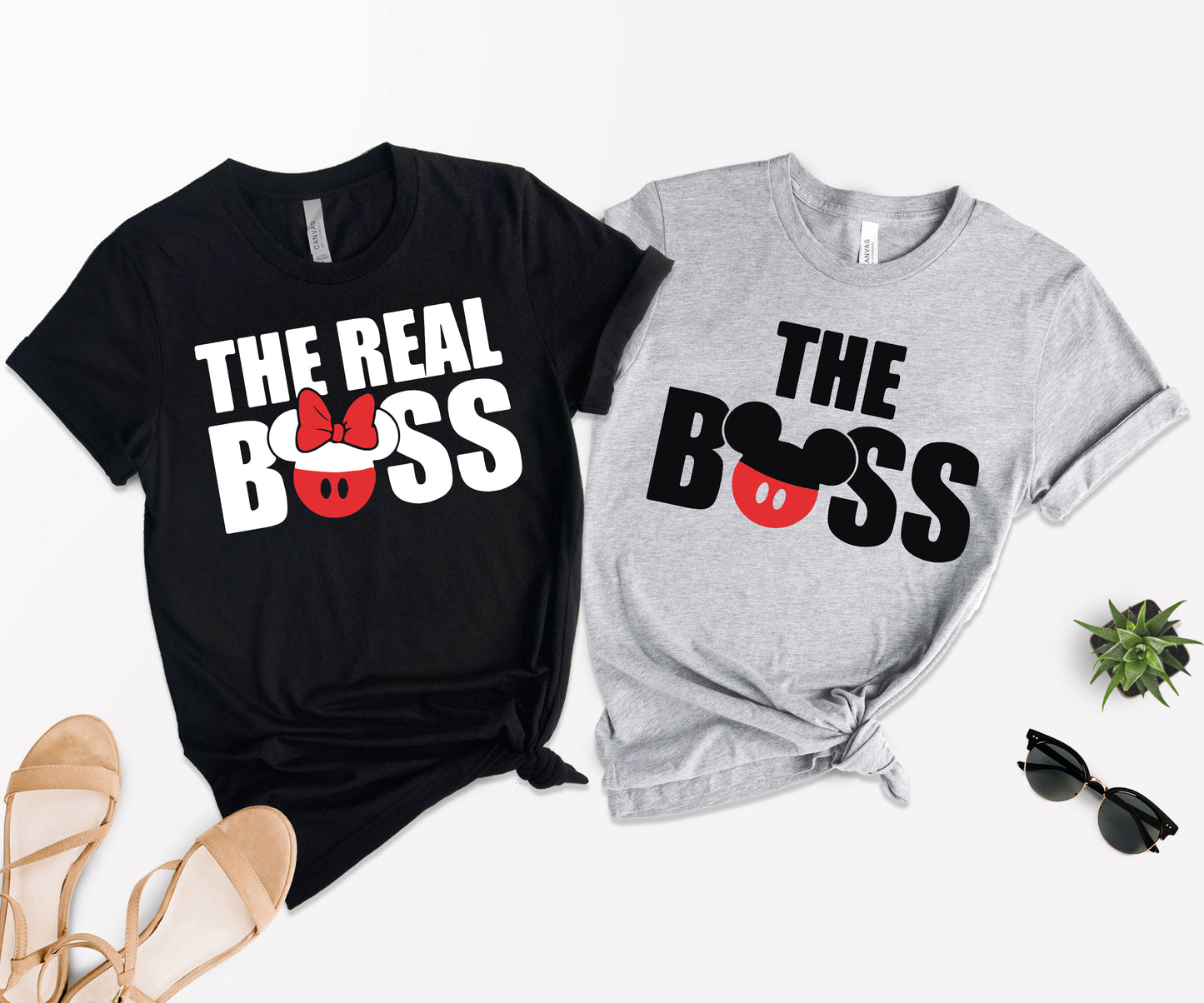 The Boss Shirt, Couple Disney Shirts, The Real Boss T-Shirt-newamarketing