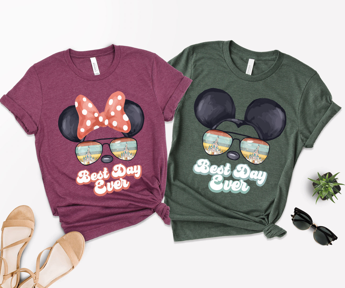 Best Day Ever Disney Family Shirts, Matching Mickey and Minnie Shirts-newamarketing