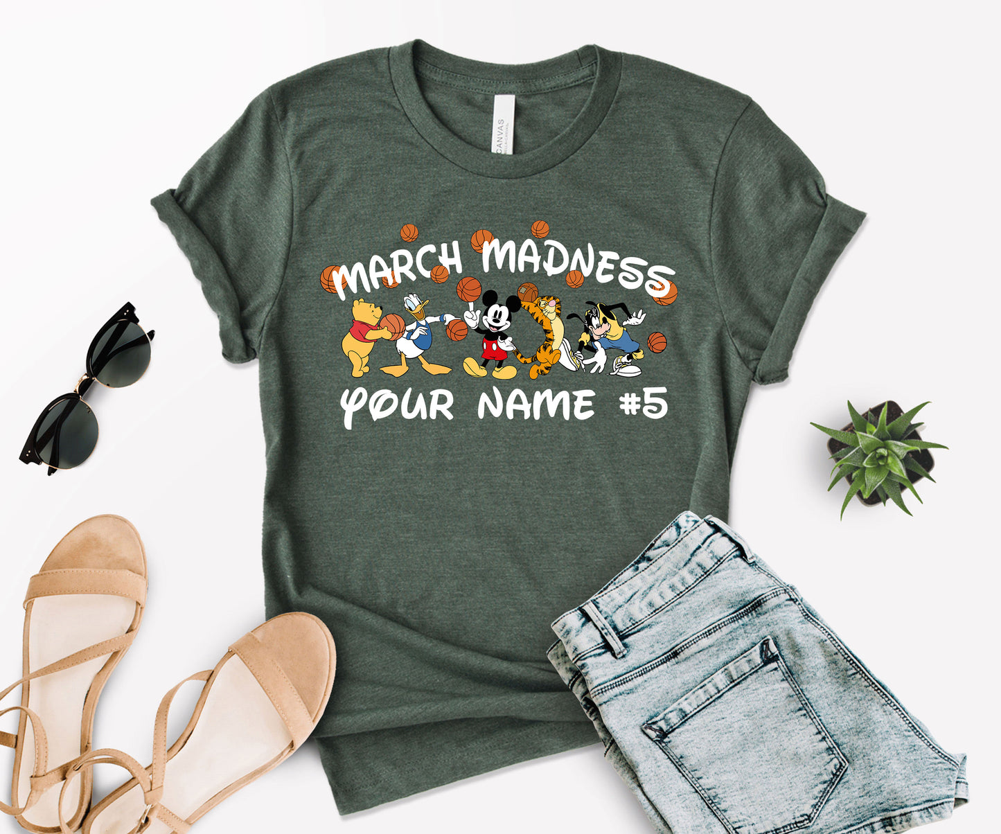 Custom March Madness T-Shirt, Mickey Mouse Basketball Shirt, Shirt Madness-newamarketing