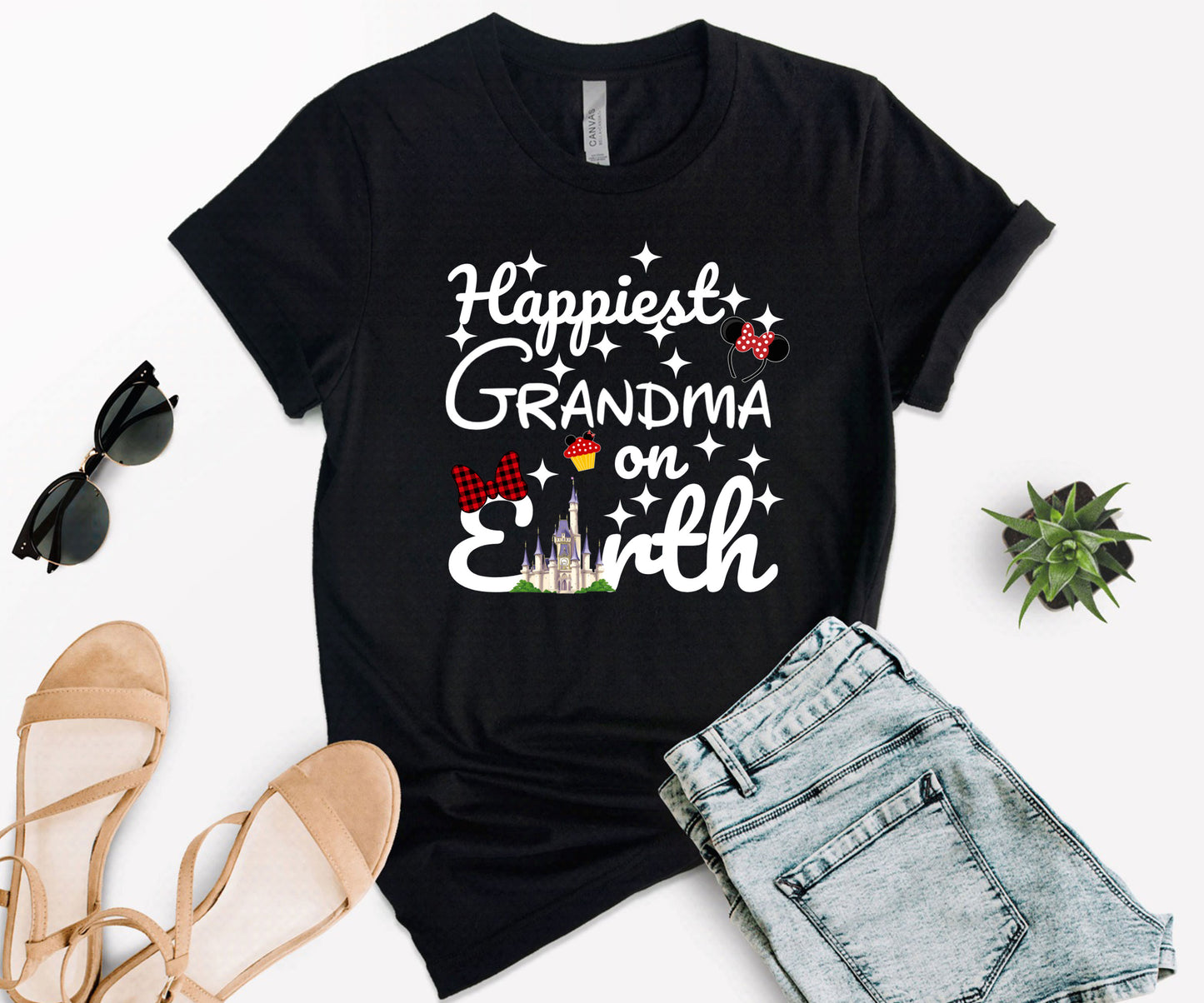 Happiest Tees On Earth, Disney Grandma Shirt, Disney Family Shirts-newamarketing