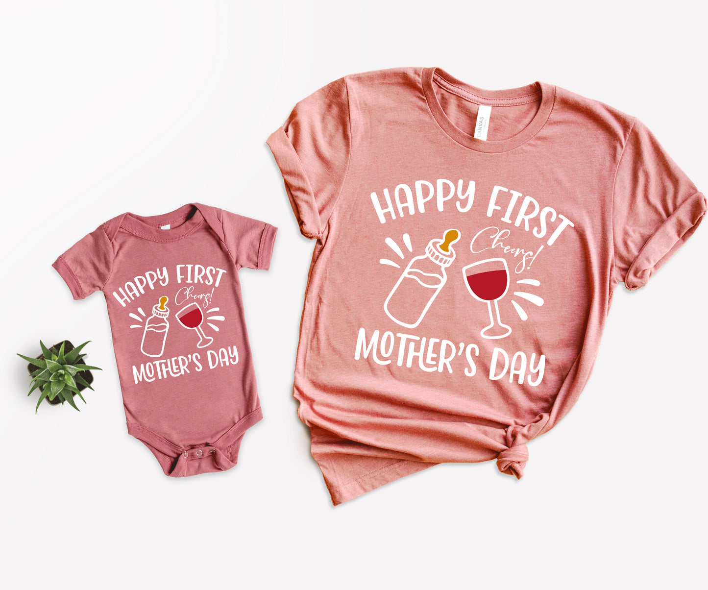 Happy First Mother's Day Shirts, Matching Mommy and Me Shirts, Mommy and Me Outfits-newamarketing