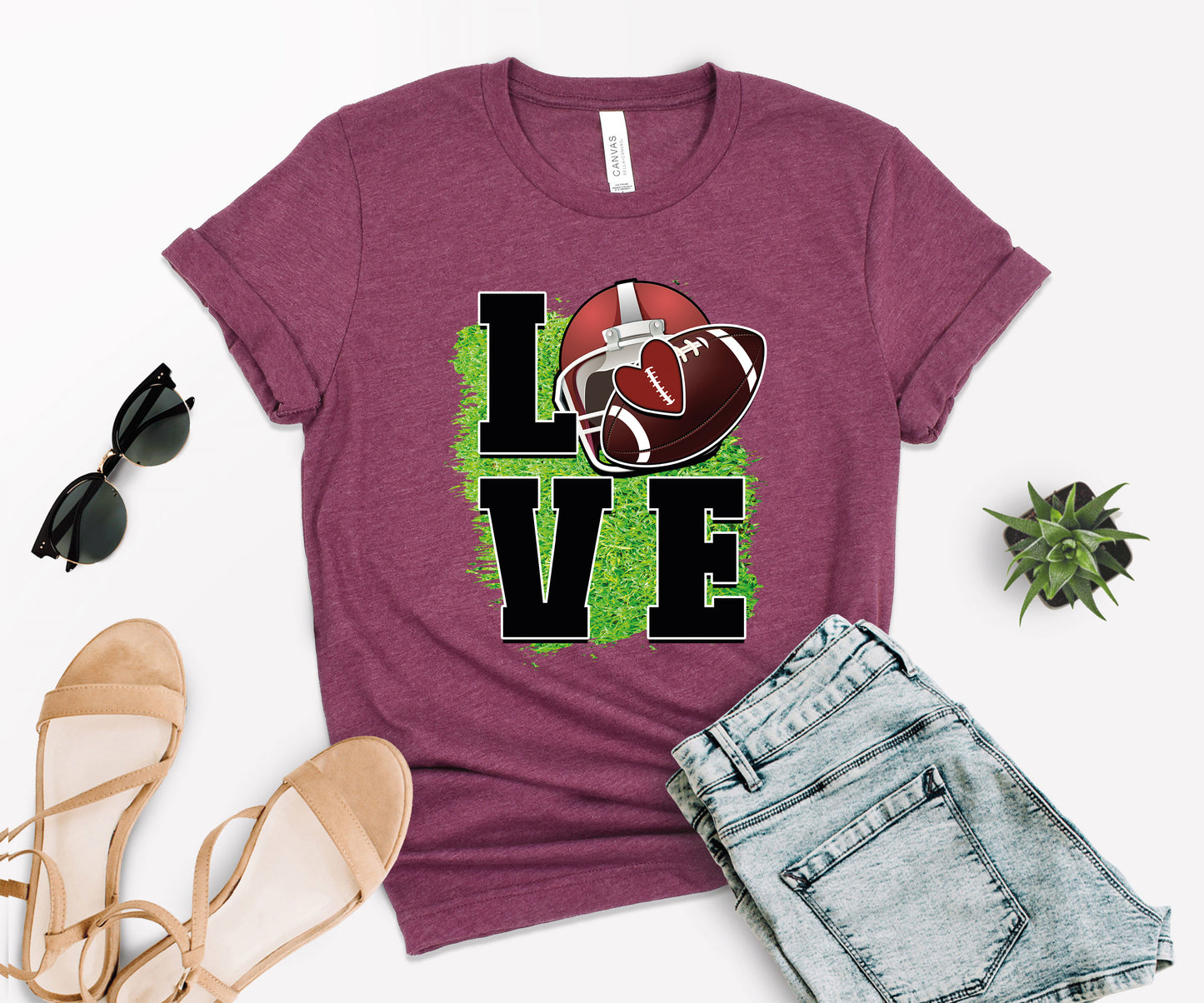 Football Love Shirt, American Football Shirt, Game Day T-Shirts-newamarketing