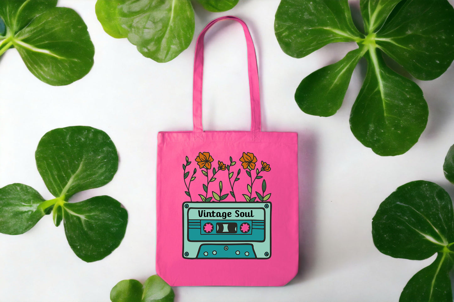 Vintage Tote Bag, Cassette Tote Bag, Music Tote Bag-newamarketing