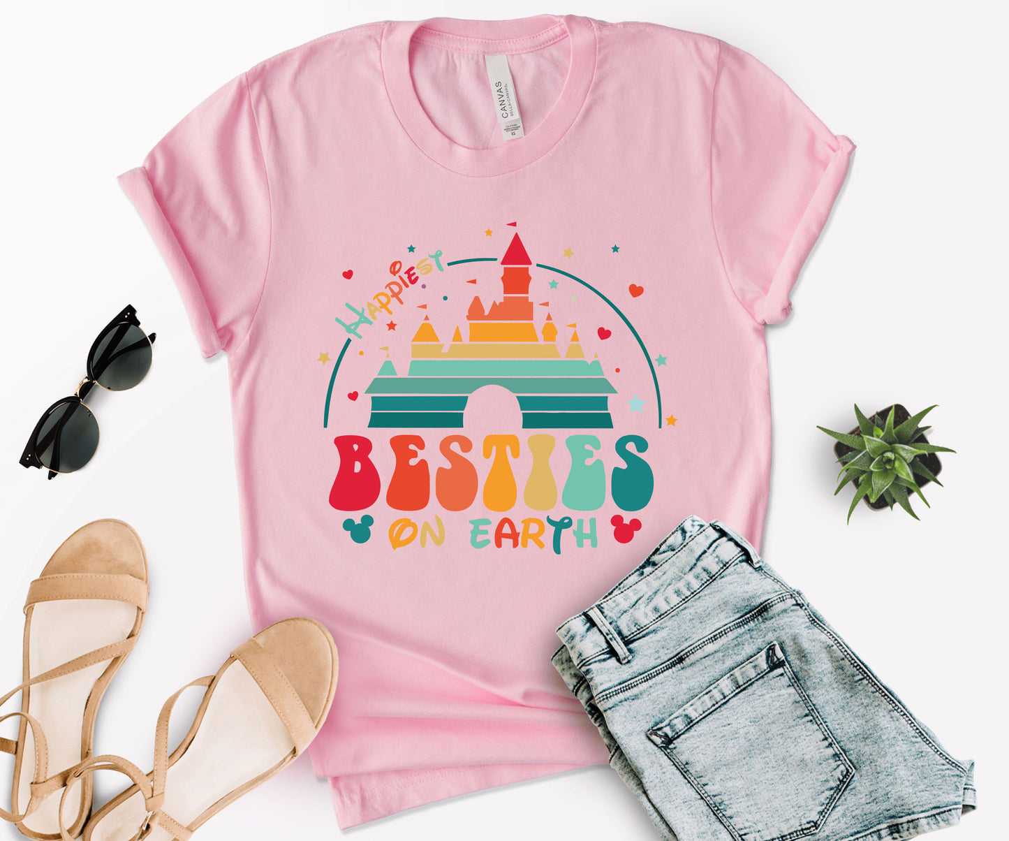 Happiest Besties on Earth Shirt, Happiest Tee on Earth, Besties Shirt-newamarketing