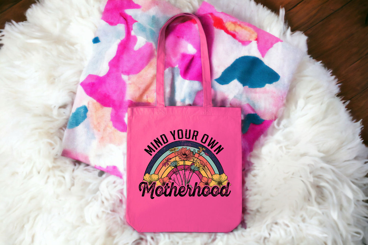 Mind Your Own Motherhood Tote Bag, Mom Life Tote Bag, Motherhood Bag-newamarketing