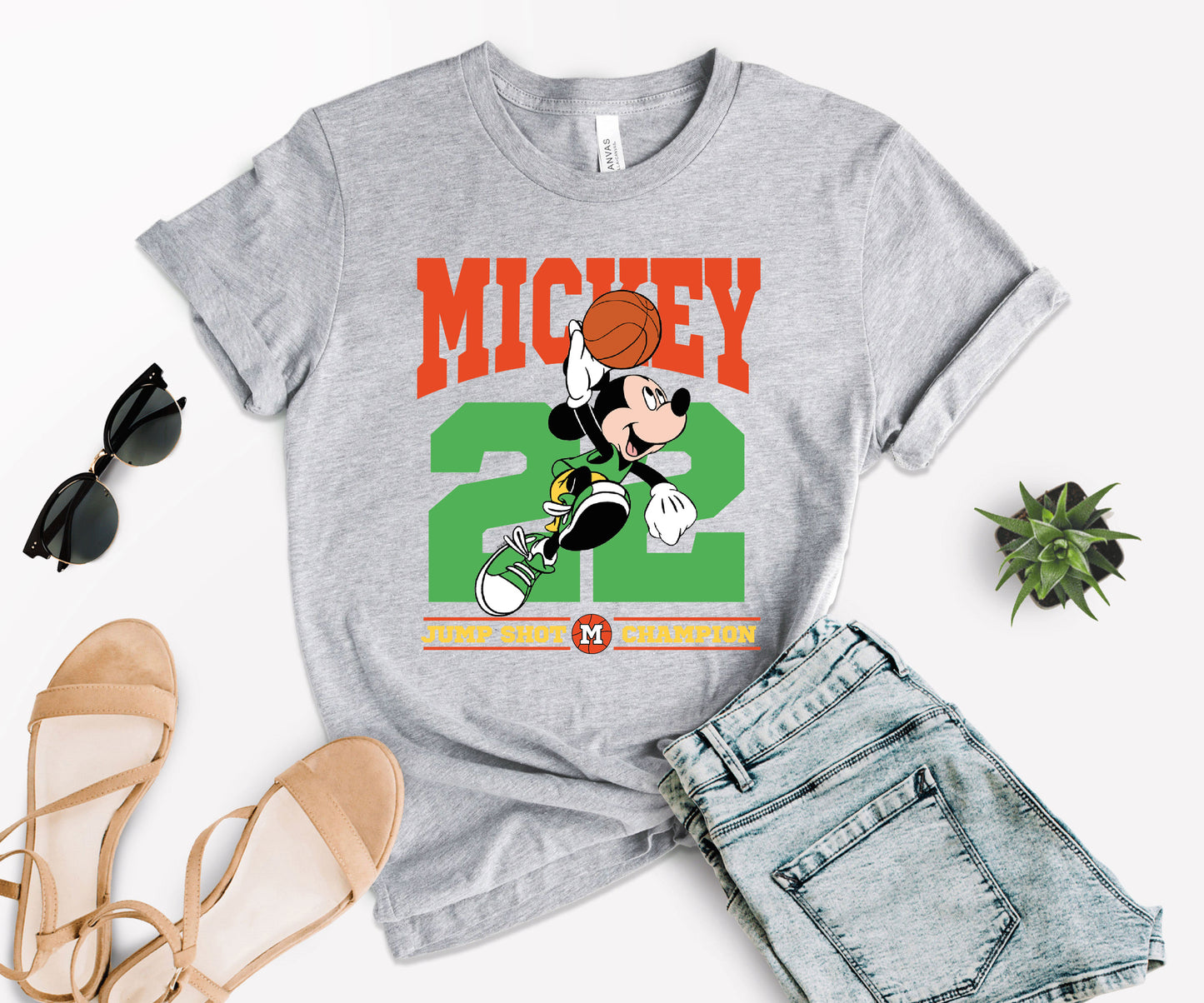 Disney Custom Shirts, Custom Mickey Mouse Shirts, Mickey Basketball Shirt-newamarketing
