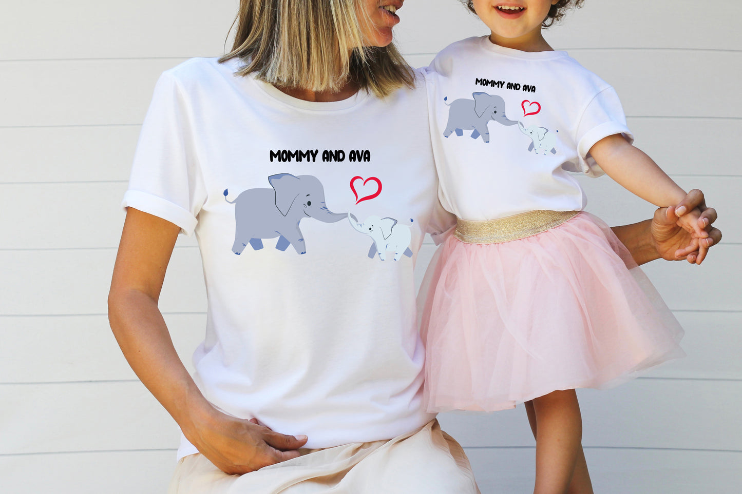 Mother's Day Matching Shirt, Elephant Matching Mommy Shirt, Mother's Day Shirt-newamarketing