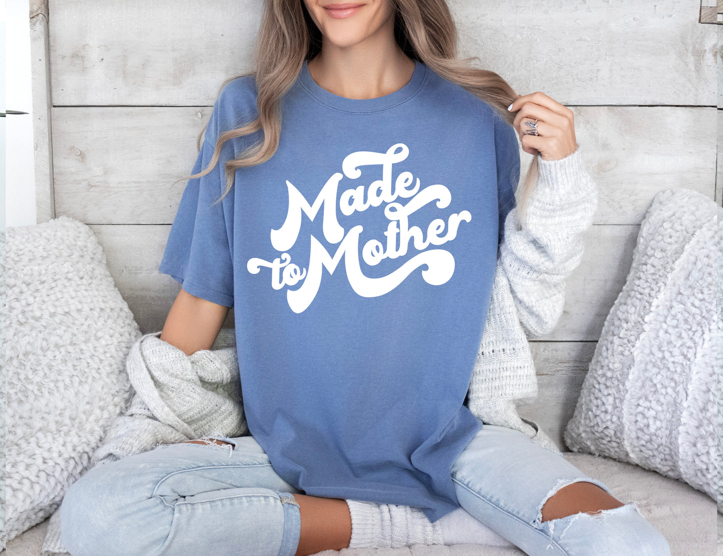 Made To Mother Shirt, Comfort Colors Shirt, Mother's Day T-Shirt-newamarketing