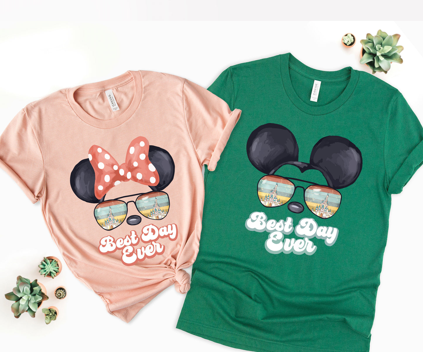 Best Day Ever Disney Family Shirts, Matching Mickey and Minnie Shirts-newamarketing