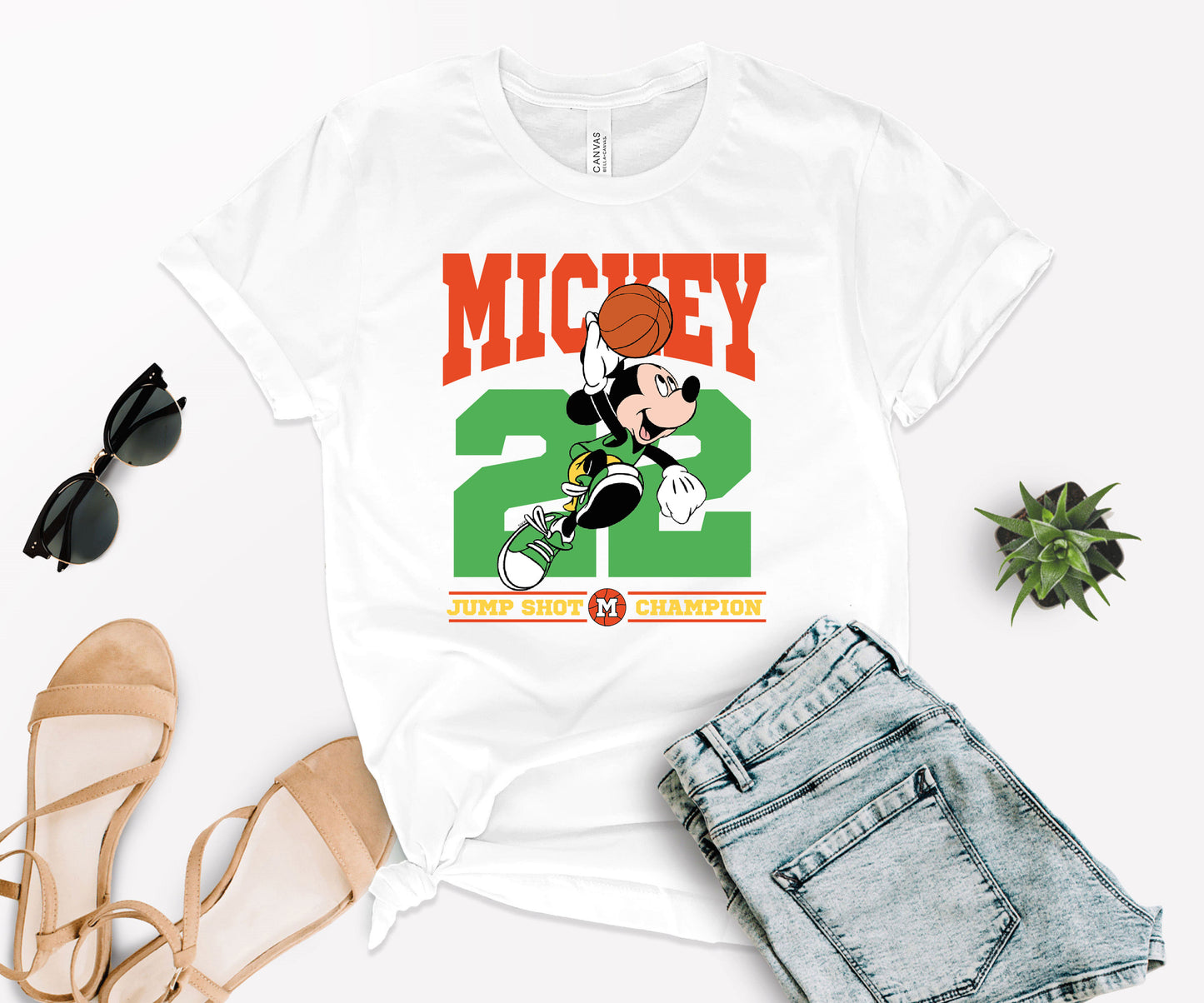 Disney Custom Shirts, Custom Mickey Mouse Shirts, Mickey Basketball Shirt-newamarketing