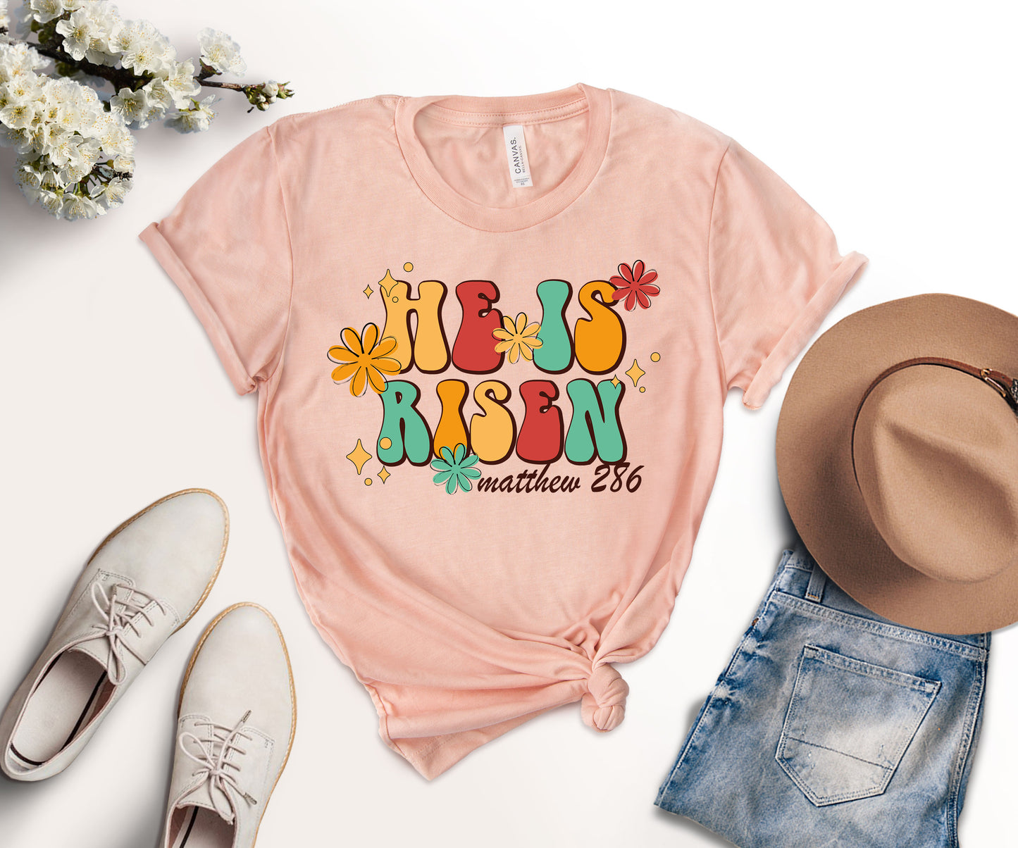 He Is Risen Easter Shirt, Easter Shirt, Jesus Shirt, Easter Gift-newamarketing
