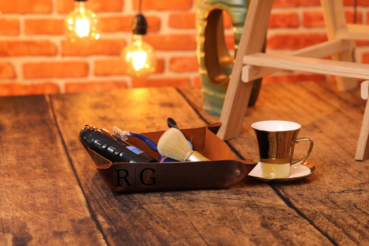 Leather Desk Tray, Leather Valet Tray, Custom Leather Tray-newamarketing