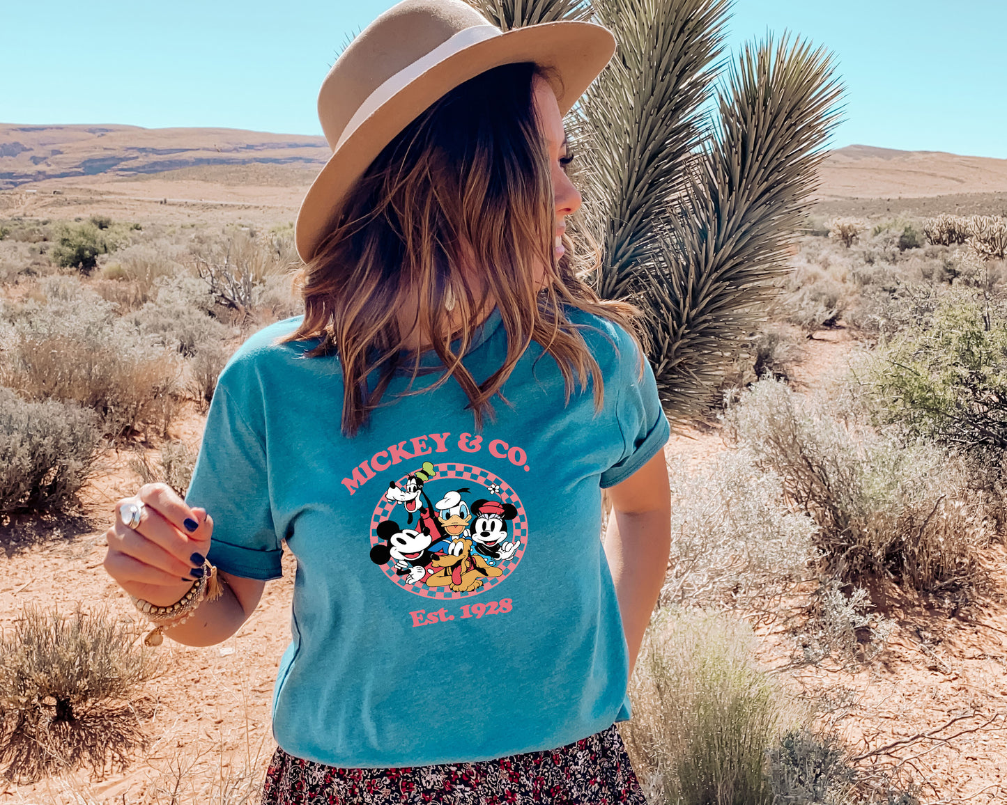 Mickey & Co Shirt, Mickey Mouse, Vintage Mickey And Friends Shirt-newamarketing