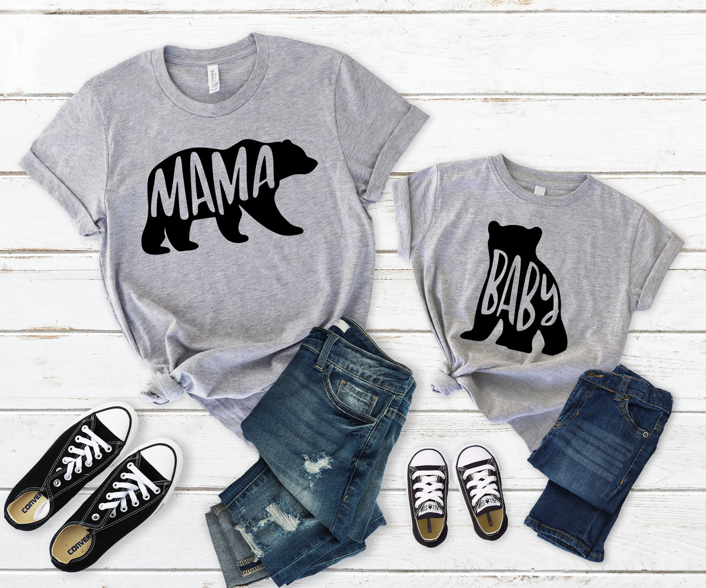 Mama Bear T-Shirts, Little Bear Family, Bear Family Shirts-newamarketing