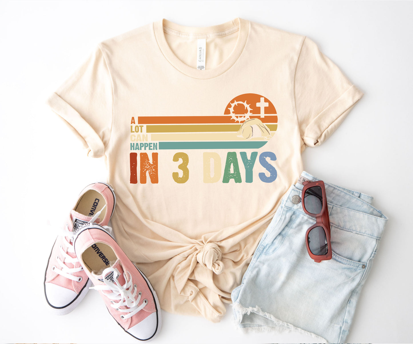 A Lot Can Happen In 3 Days Shirt, Happy Easter Shirt, In 3 Days Shirt-newamarketing