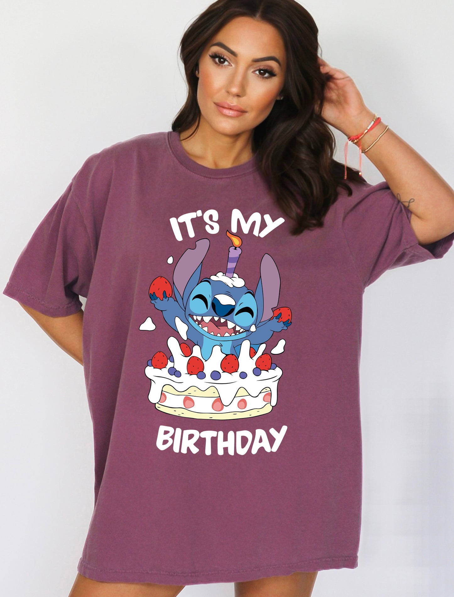 Comfort Color T-Shirt, Its My Birthday Stitch Shirt, Disney Stitch Birthday Shirt-newamarketing