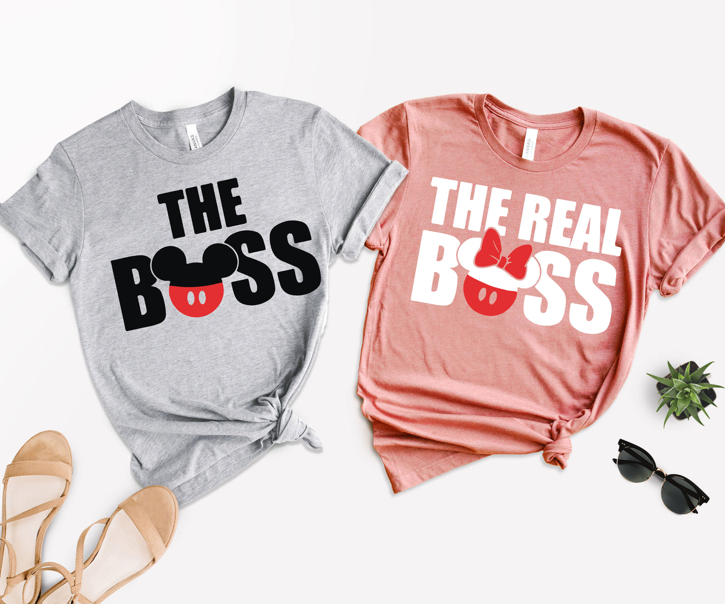 The Boss Shirt, Couple Disney Shirts, The Real Boss T-Shirt-newamarketing
