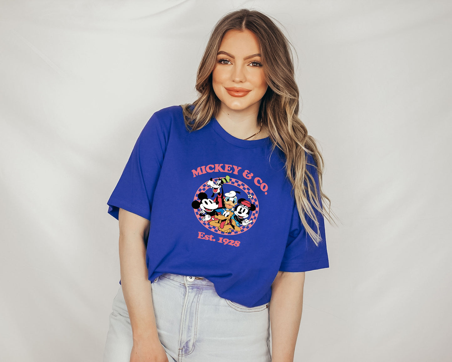 Mickey & Co Shirt, Mickey Mouse, Vintage Mickey And Friends Shirt-newamarketing