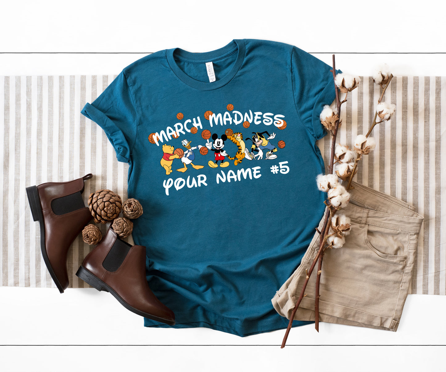 Custom March Madness T-Shirt, Mickey Mouse Basketball Shirt, Shirt Madness-newamarketing