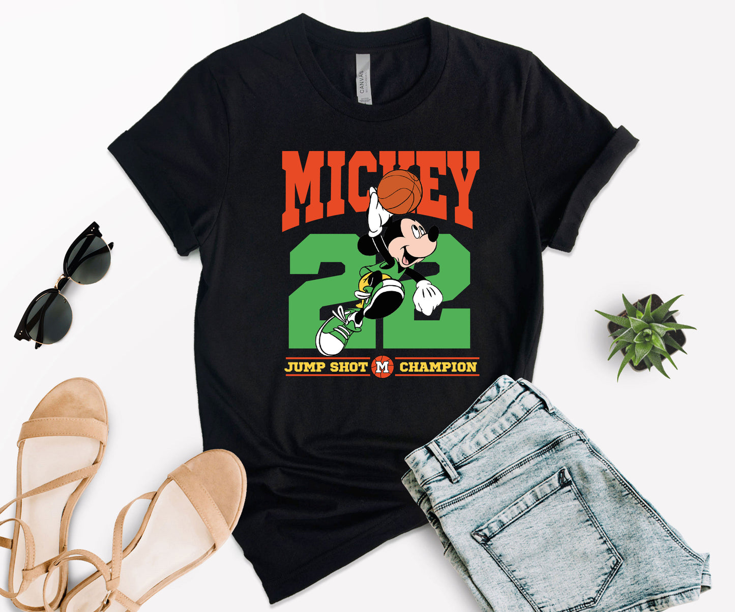Disney Custom Shirts, Custom Mickey Mouse Shirts, Mickey Basketball Shirt-newamarketing