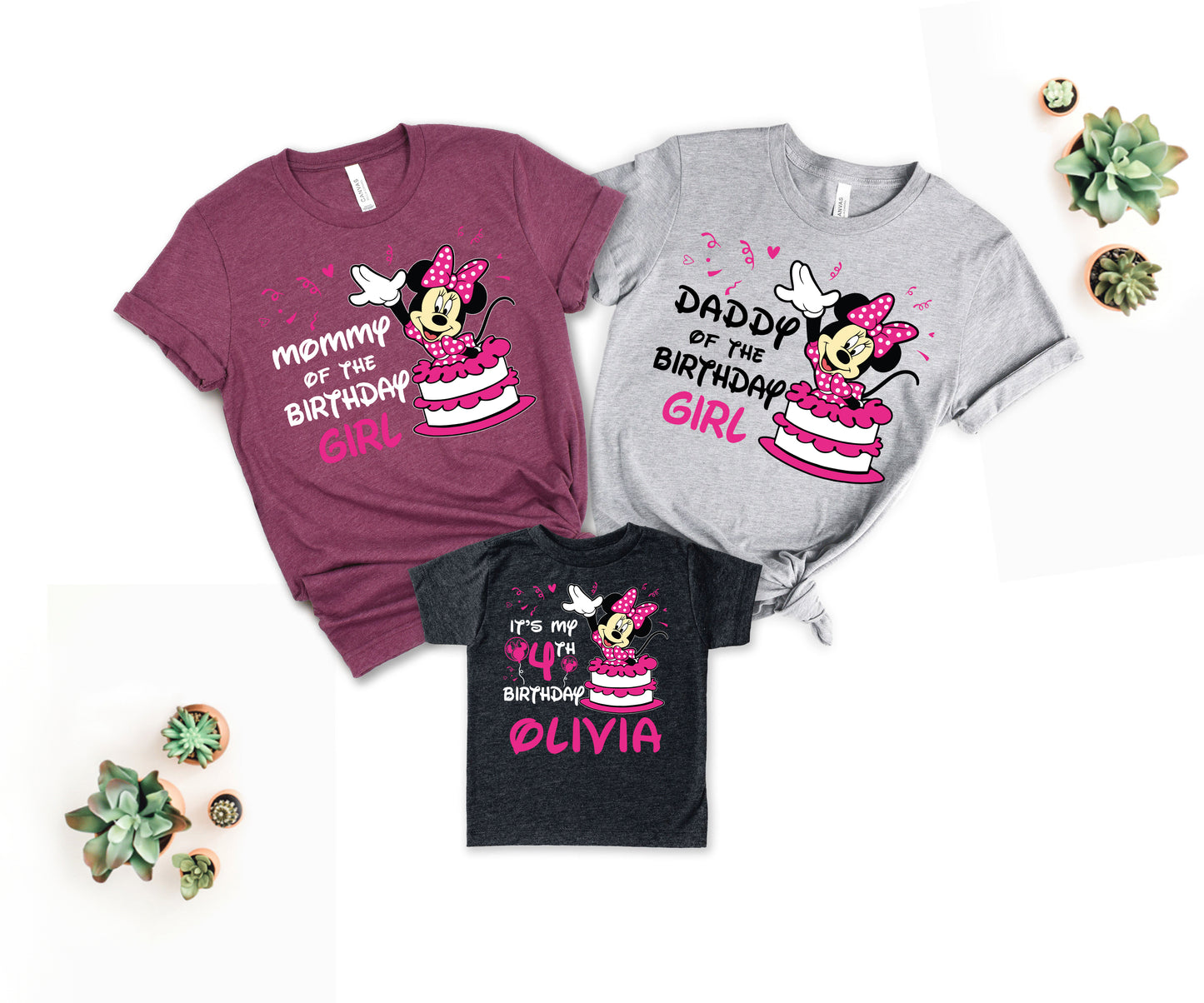 Disney Birthday Shirt, Family Disney Birthday Shirt, Minnie Birthday Shirt-newamarketing