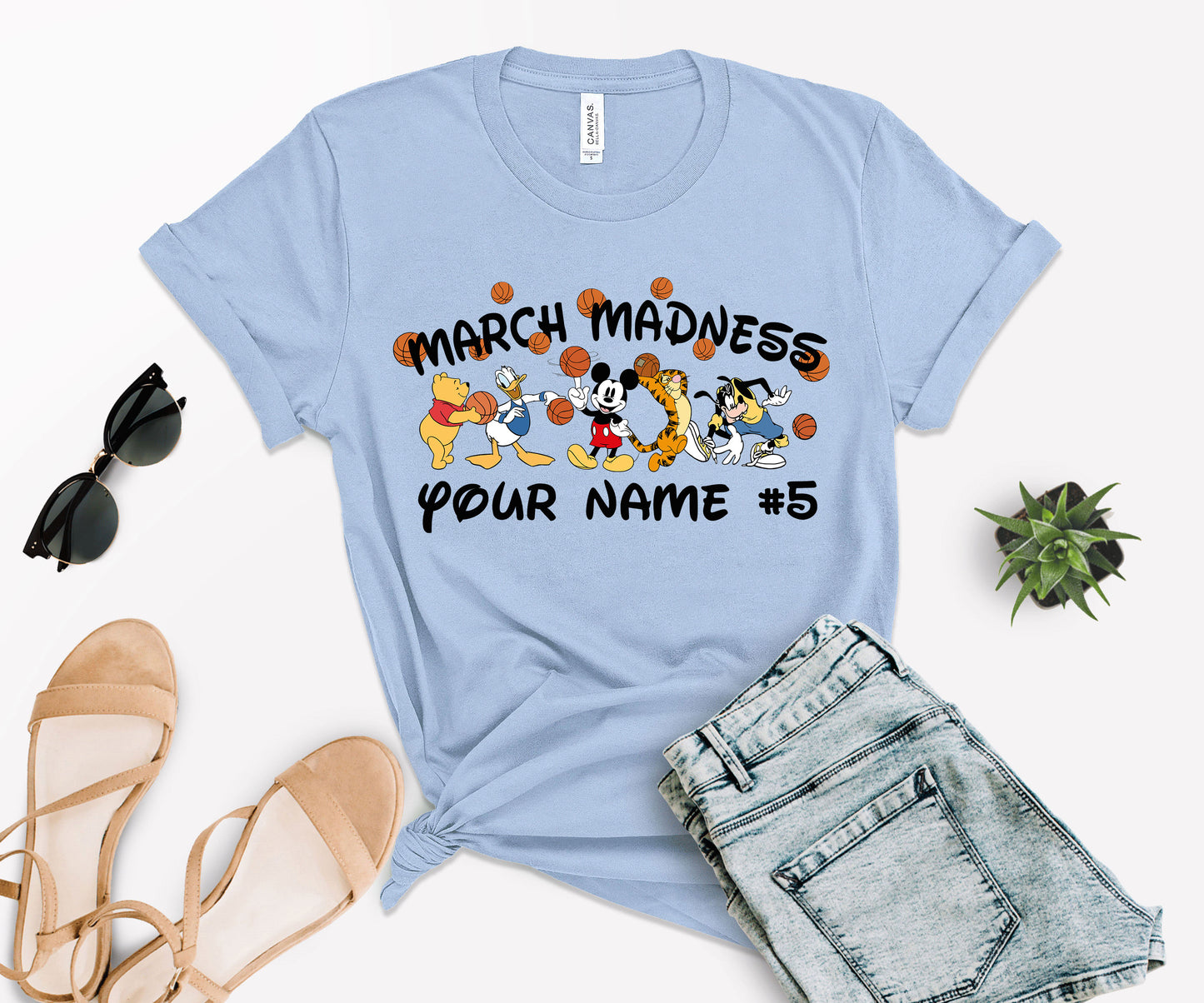 Custom March Madness T-Shirt, Mickey Mouse Basketball Shirt, Shirt Madness-newamarketing