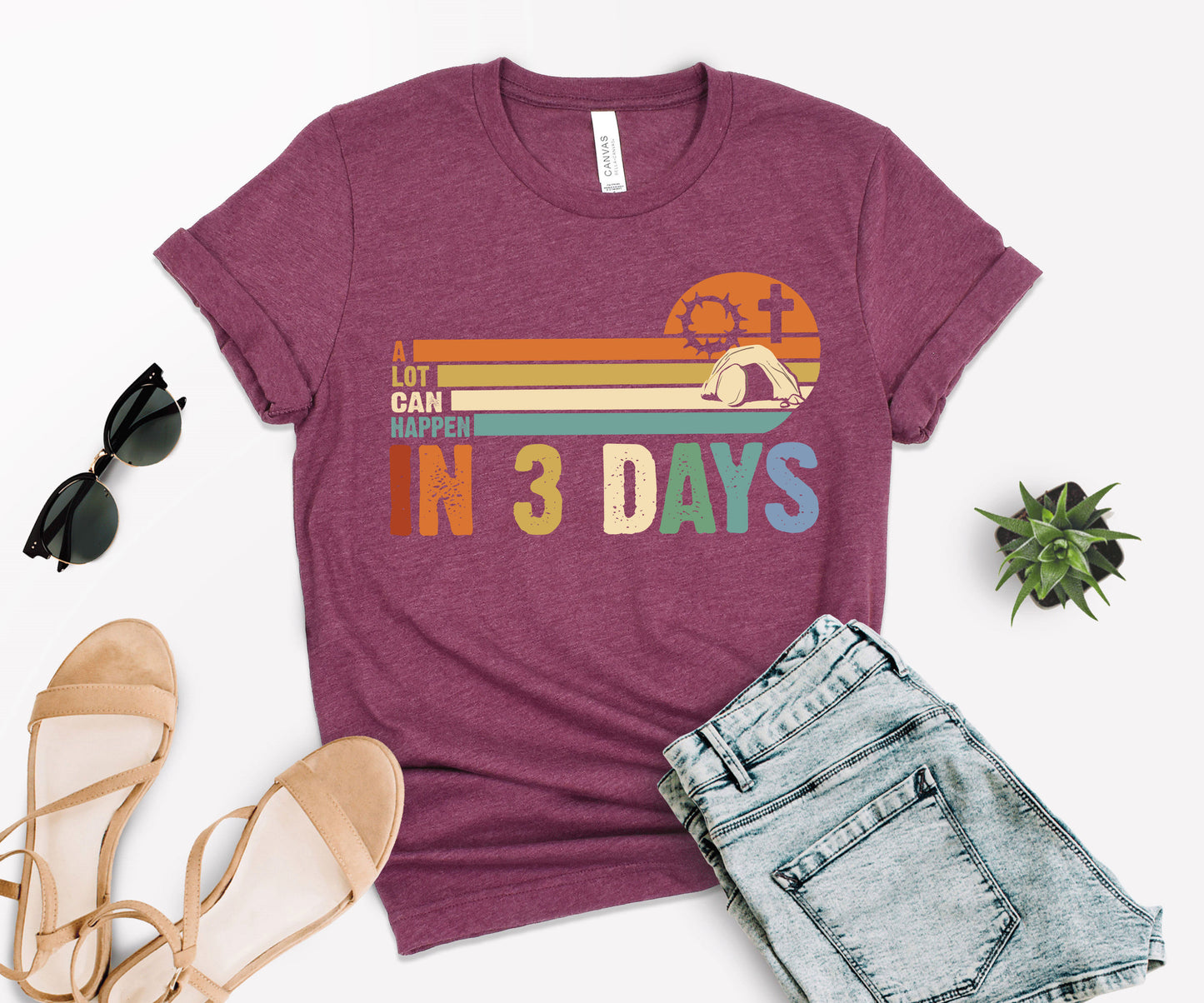 A Lot Can Happen In 3 Days Shirt, Happy Easter Shirt, In 3 Days Shirt-newamarketing