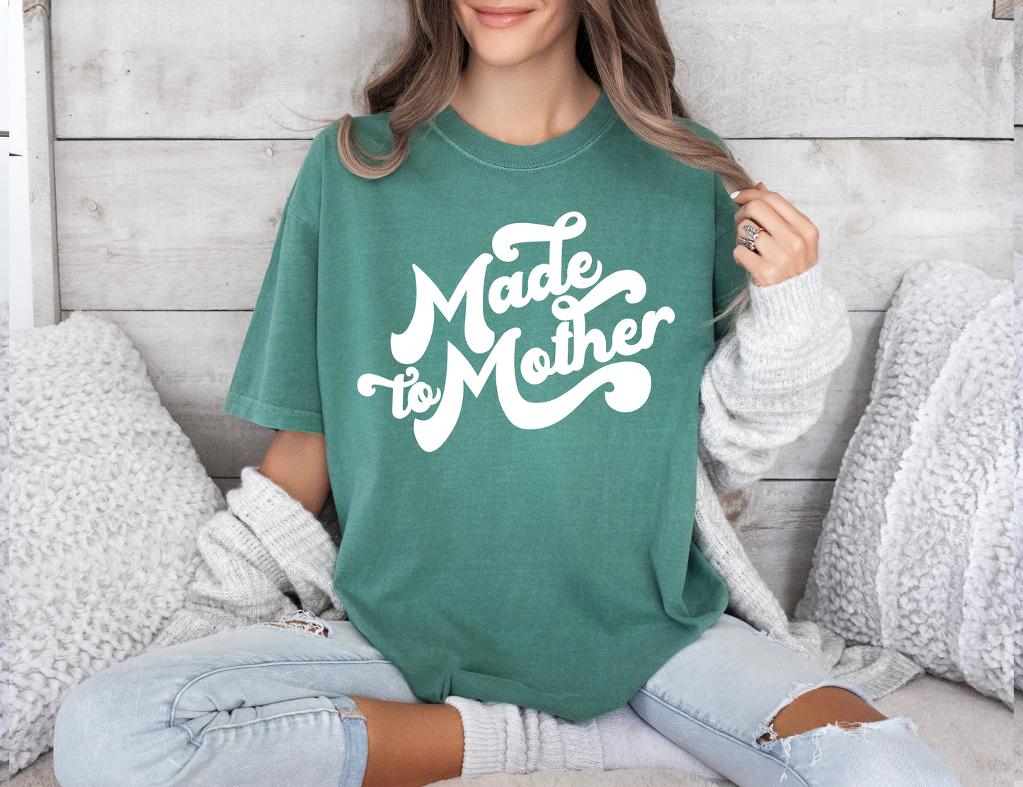 Made To Mother Shirt, Comfort Colors Shirt, Mother's Day T-Shirt-newamarketing