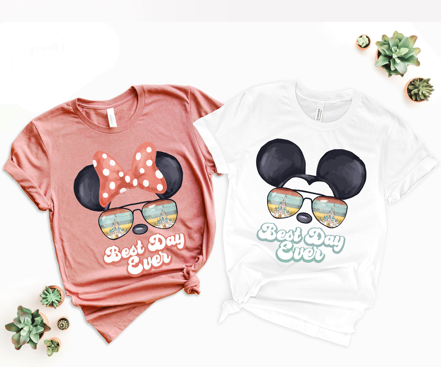 Best Day Ever Disney Family Shirts, Matching Mickey and Minnie Shirts-newamarketing