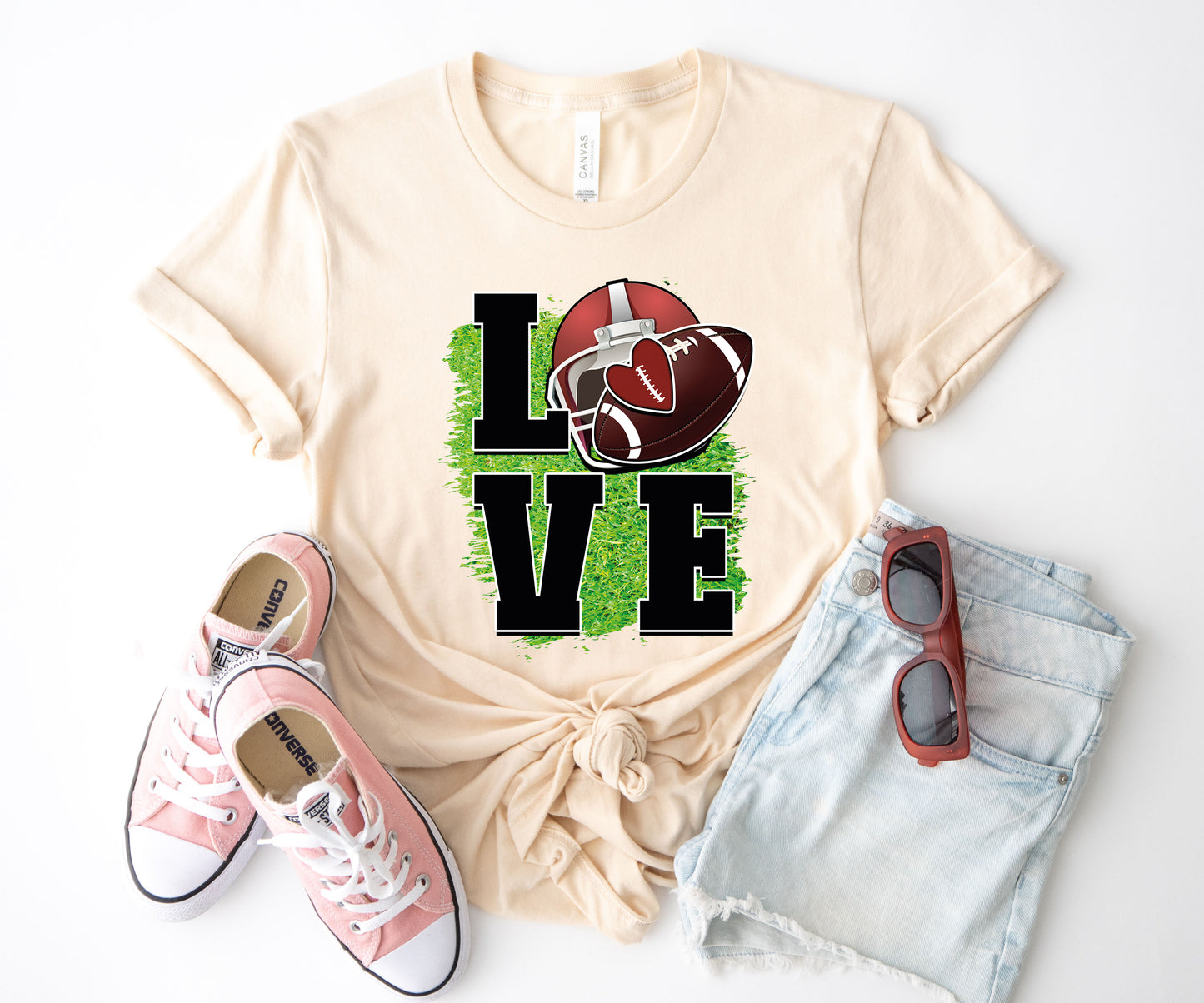 Football Love Shirt, American Football Shirt, Game Day T-Shirts-newamarketing