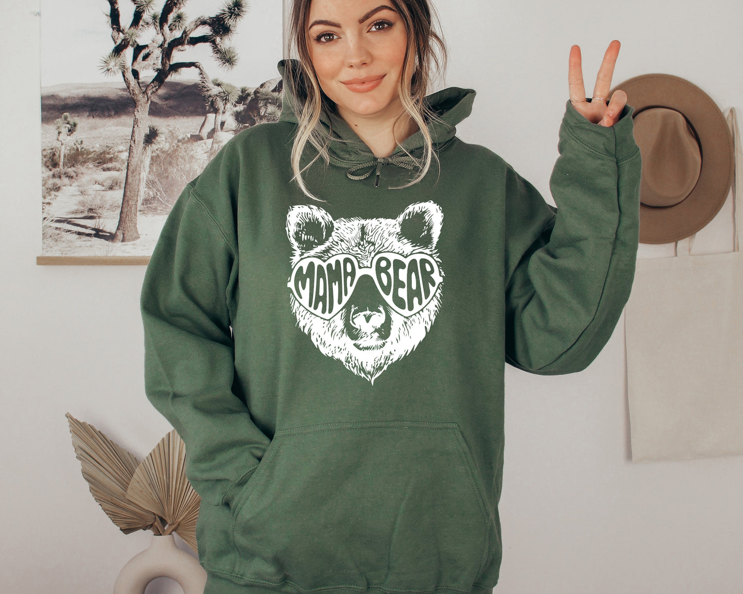 Mama Bear Sweatshirt, Bear Crewneck, Mama Bear Hoodie-newamarketing