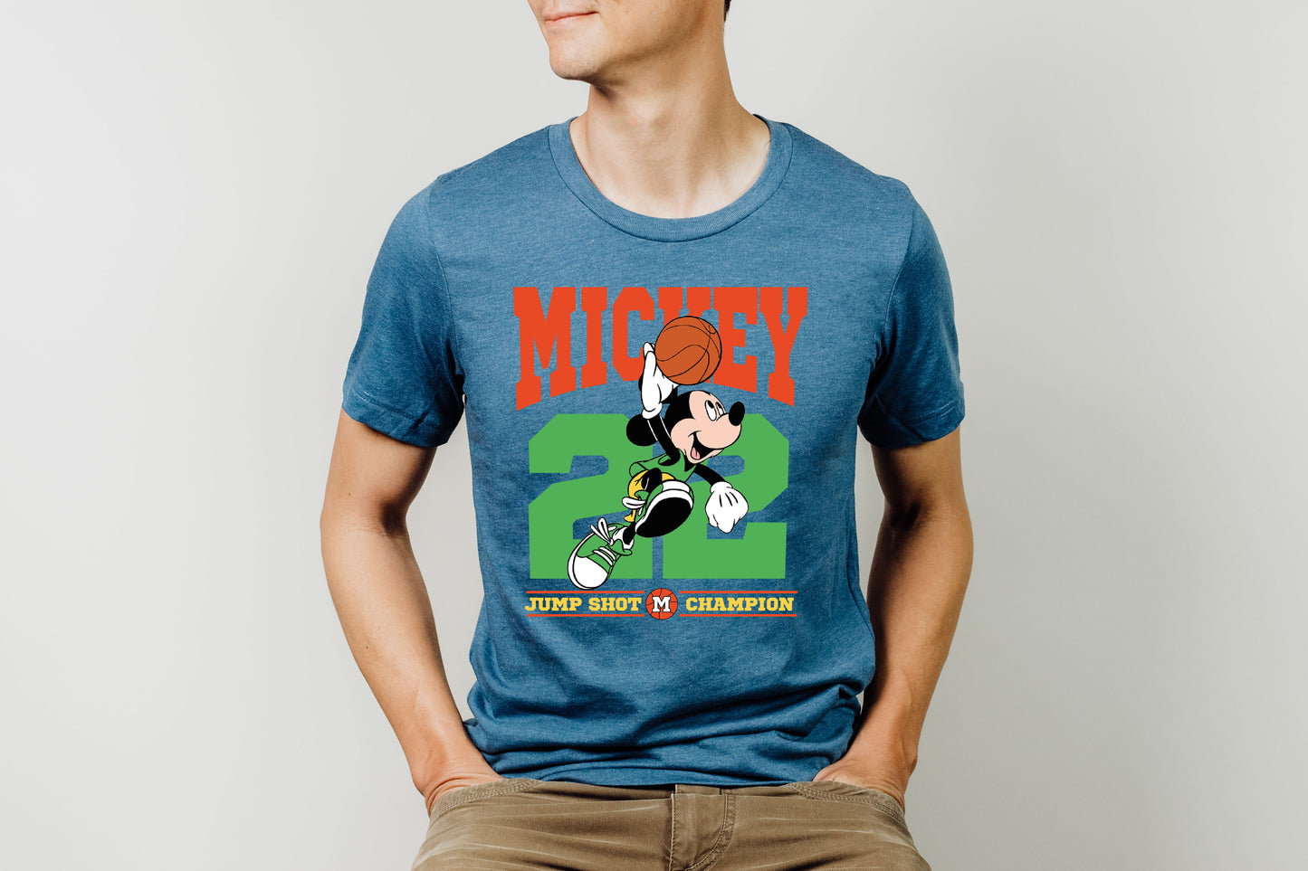 Disney Custom Shirts, Custom Mickey Mouse Shirts, Mickey Basketball Shirt-newamarketing