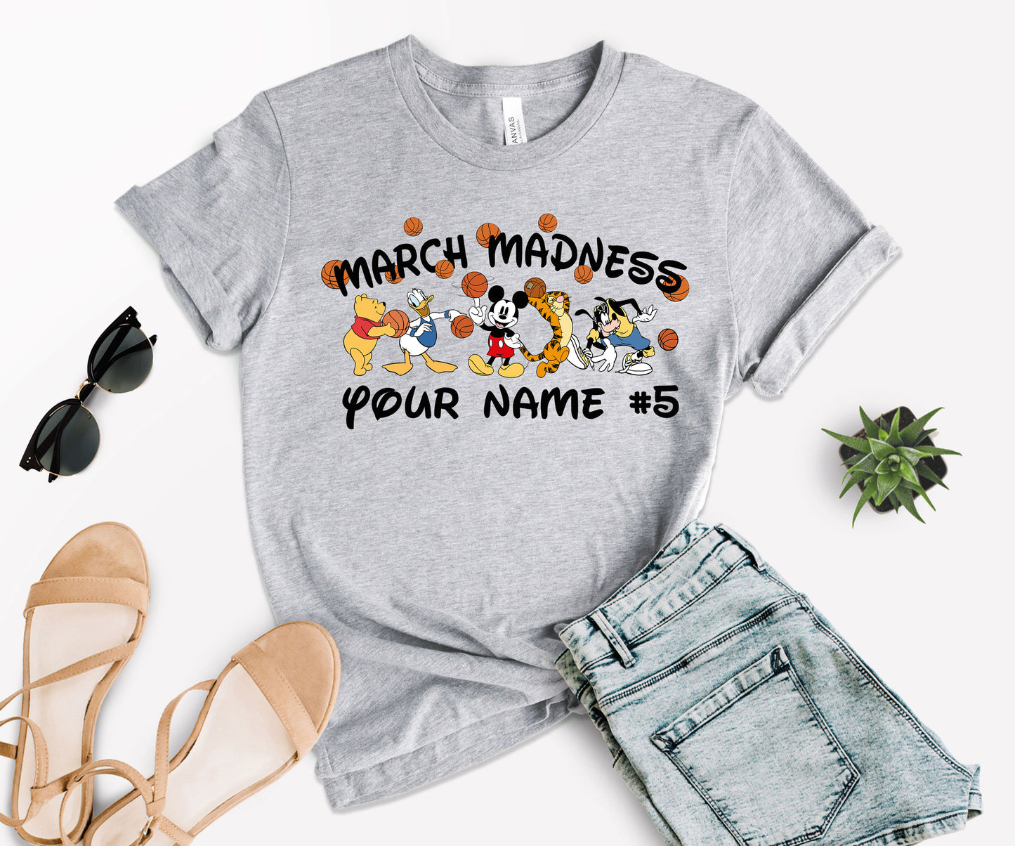 Custom March Madness T-Shirt, Mickey Mouse Basketball Shirt, Shirt Madness-newamarketing