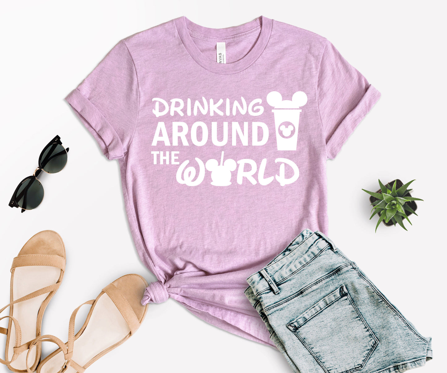 Drinking Around the World Disney Shirt, Coffee Lover T-shirt, Disneyland Shirt-newamarketing