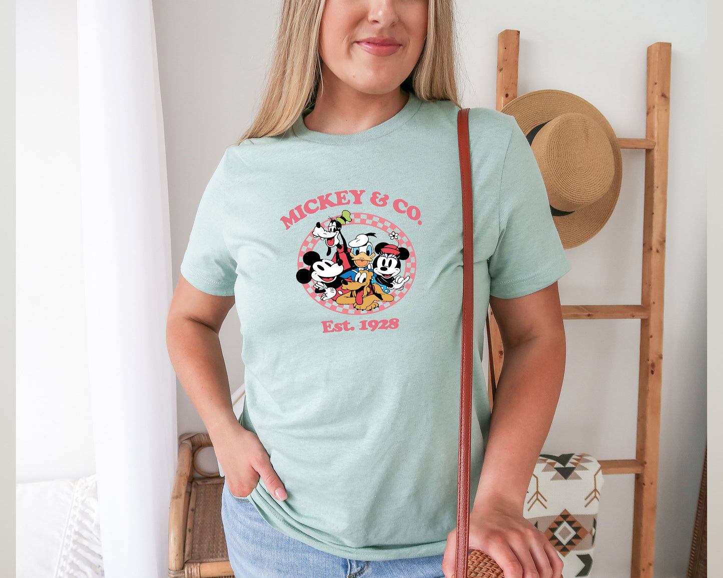 Mickey & Co Shirt, Mickey Mouse, Vintage Mickey And Friends Shirt-newamarketing