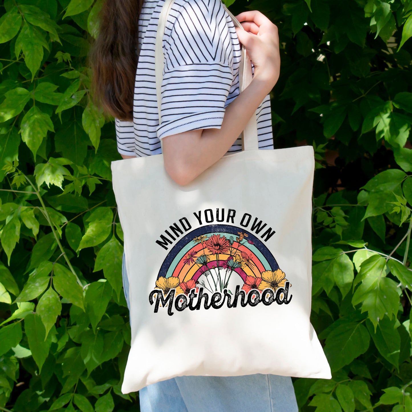 Mind Your Own Motherhood Tote Bag, Mom Life Tote Bag, Motherhood Bag-newamarketing