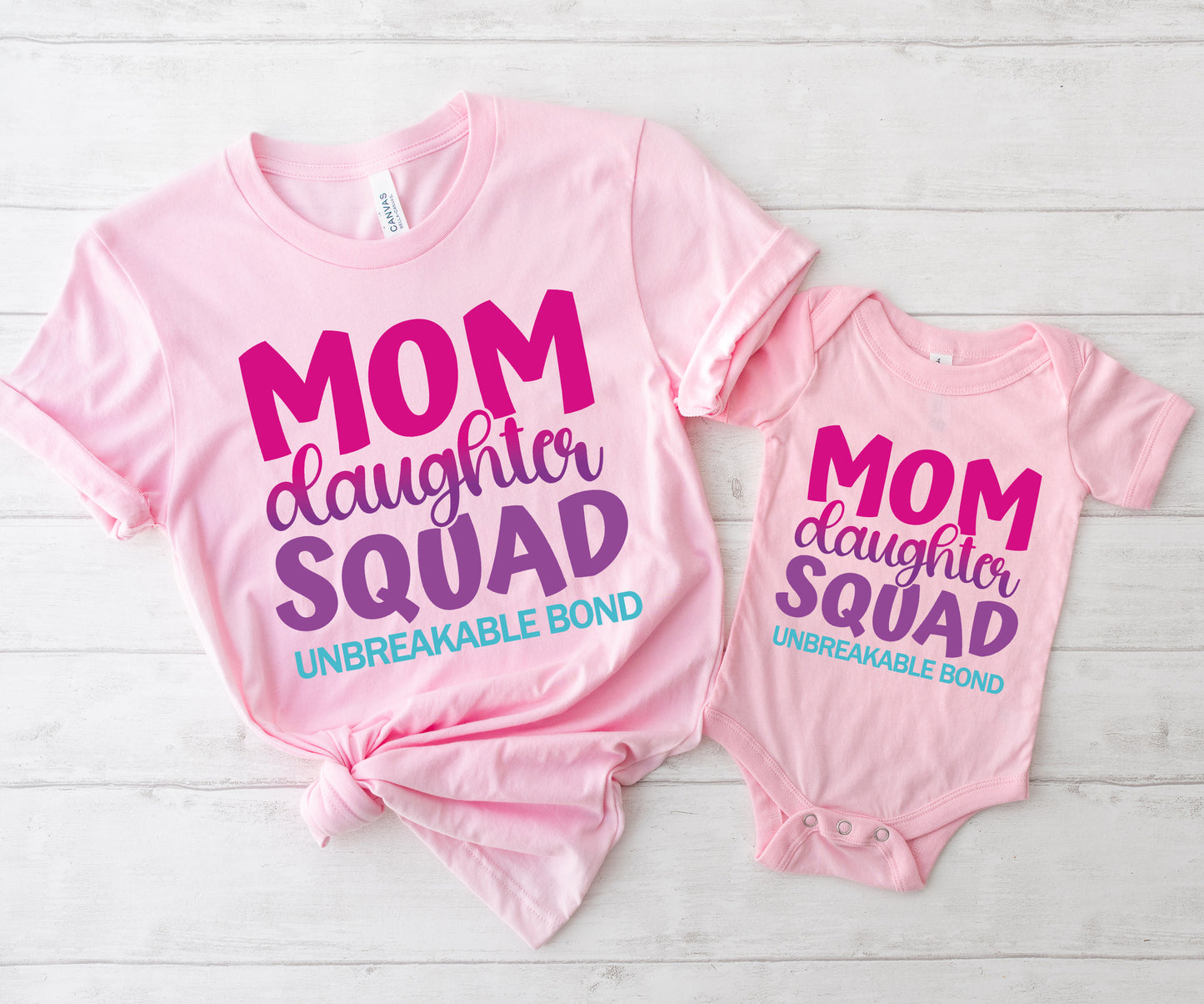 Mom Daughter Squad Shirts, A Mother and Daughter Bond Shirts, Mom Squad Shirts-newamarketing