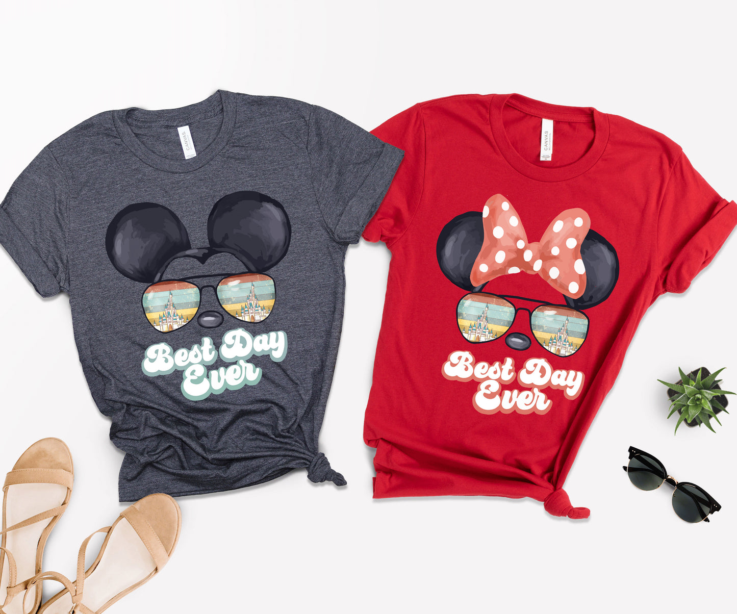 Best Day Ever Disney Family Shirts, Matching Mickey and Minnie Shirts-newamarketing