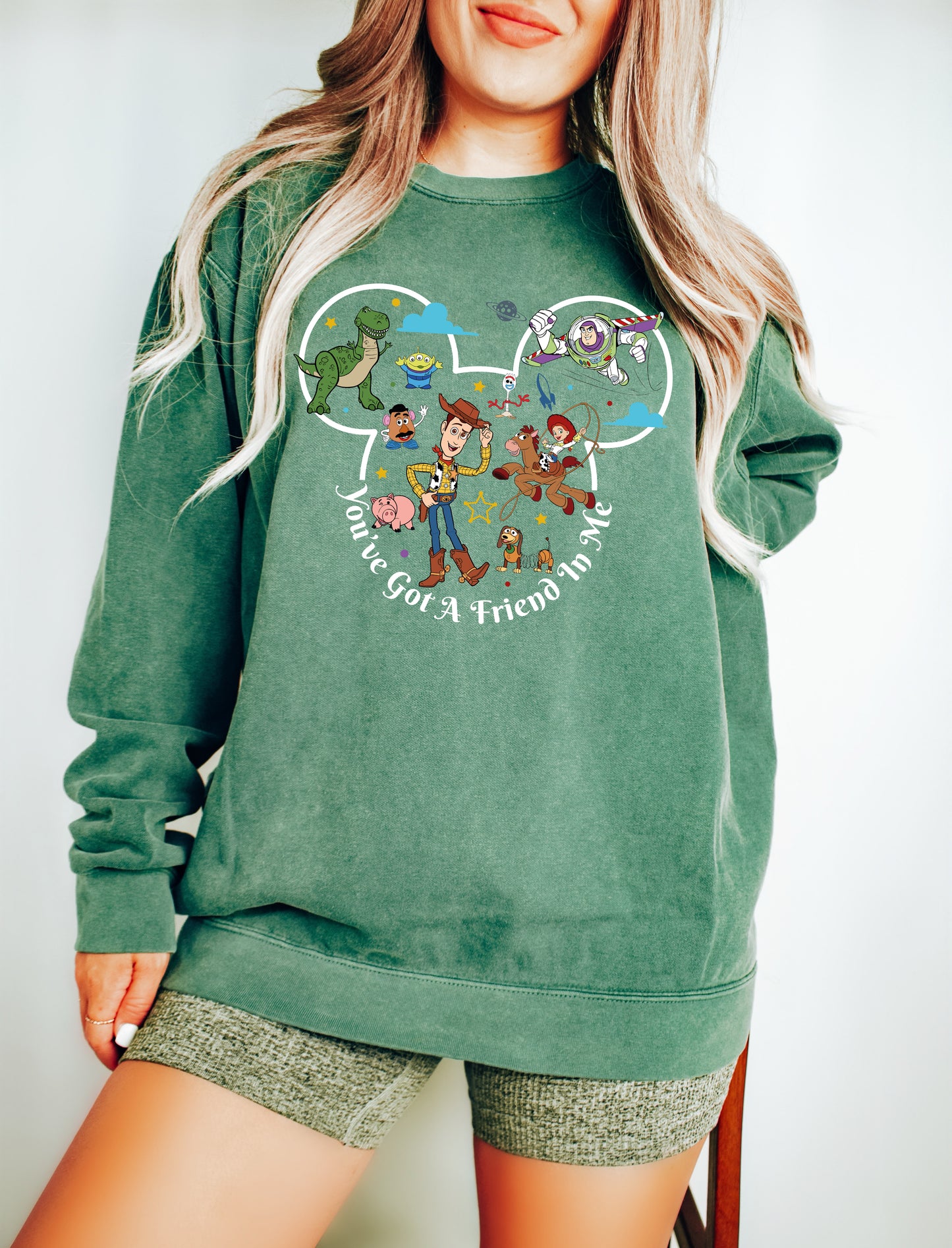 Comfort Color Sweatshirt, Toy Story Sweatshirt, Disney Store Sweatshirt-newamarketing