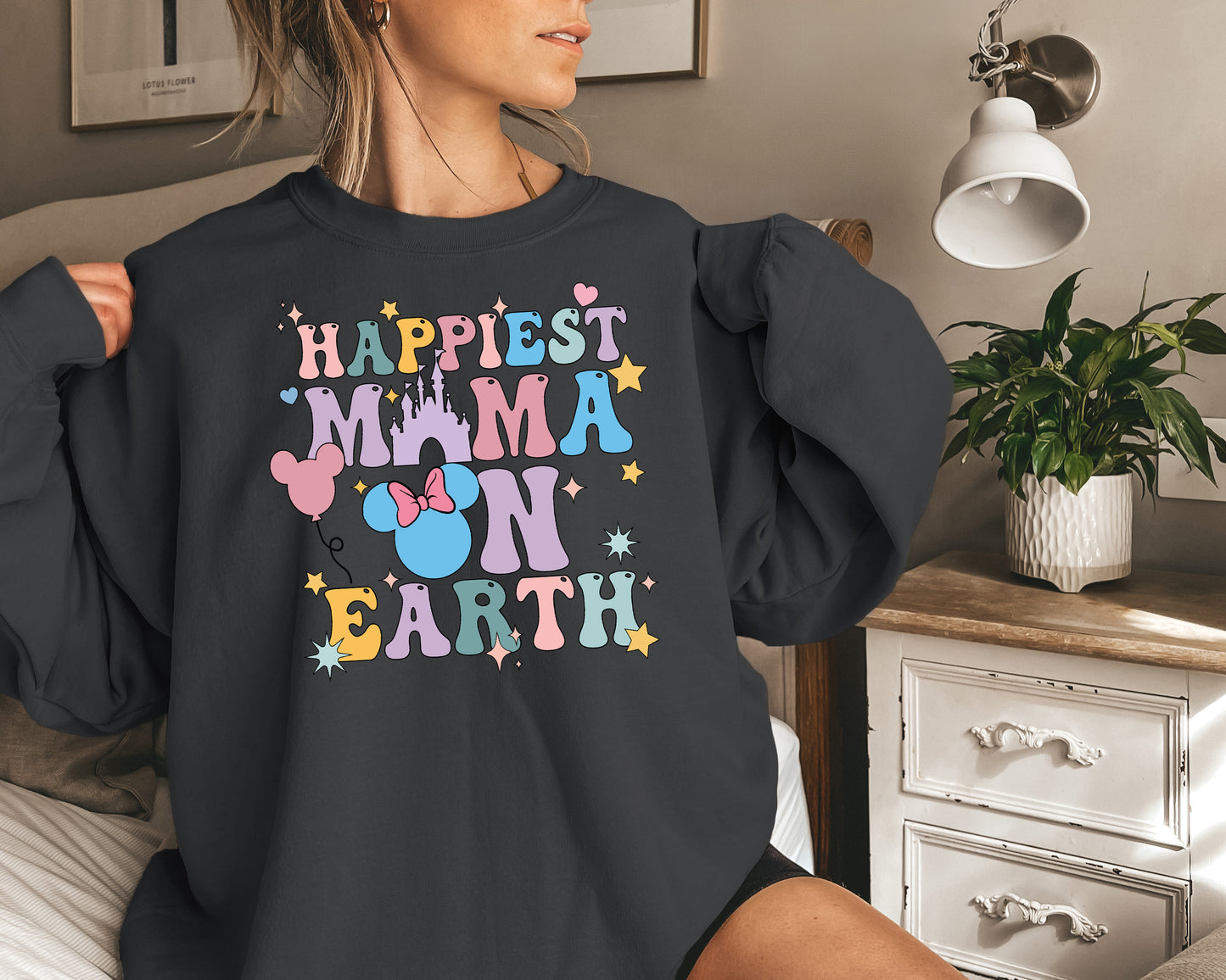 Happiest Mama on Earth, Womens Disney Sweater, Happiest Mom Hoodie-newamarketing