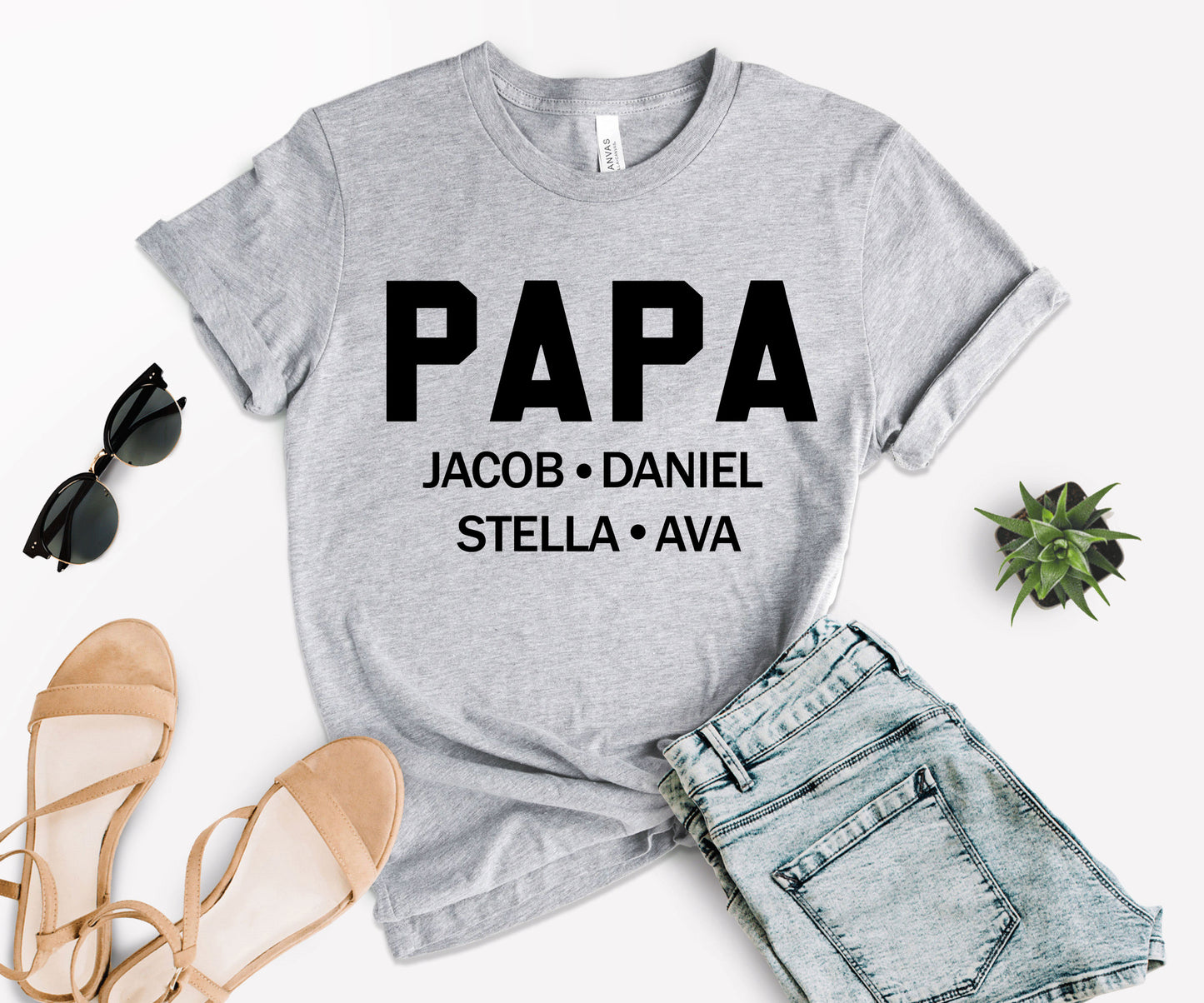 Custom Grandpa Shirt, Custom Father's Day Shirts, Custom Grandpa Dad Shirt-newamarketing