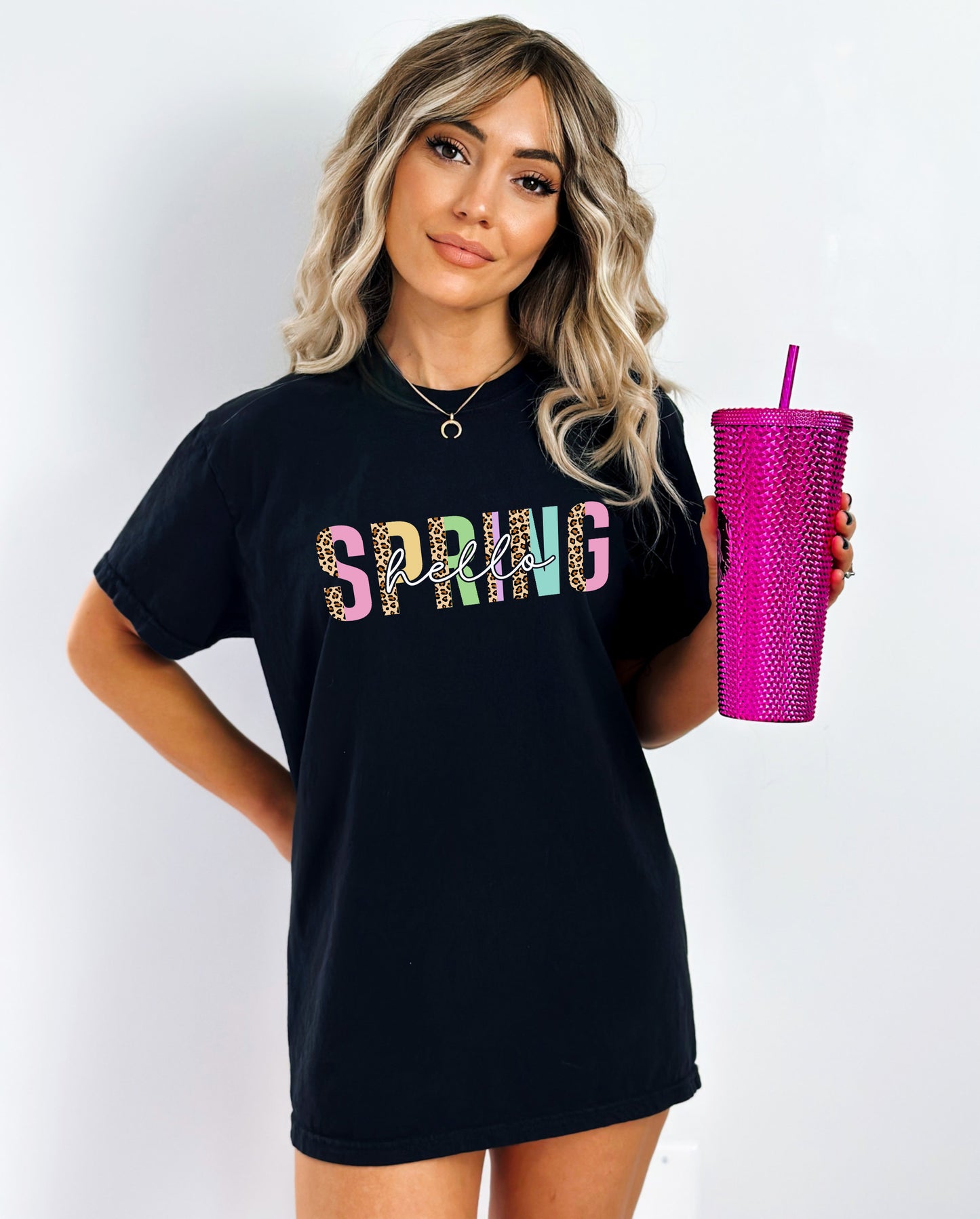 Hello Spring Shirt, Spring Shirt, Comfort Colors T-Shirts-newamarketing
