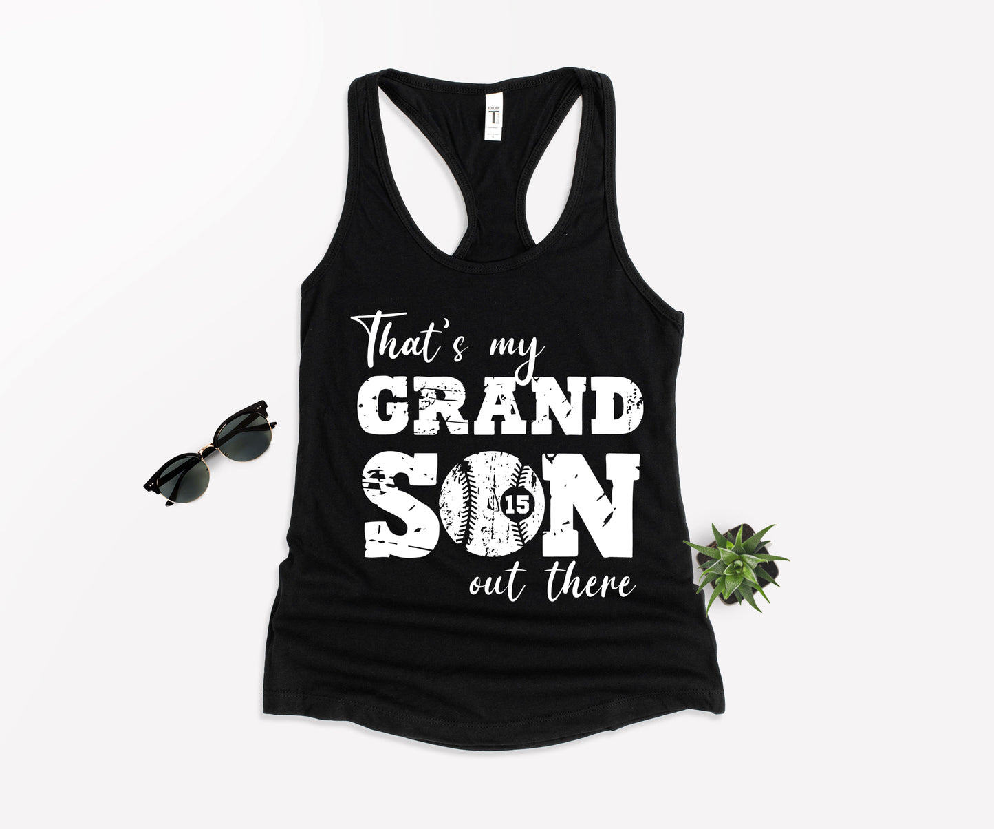 That's My Grandson Shirt, Custom Grandma Baseball Shirt, Grandma Shirt-newamarketing