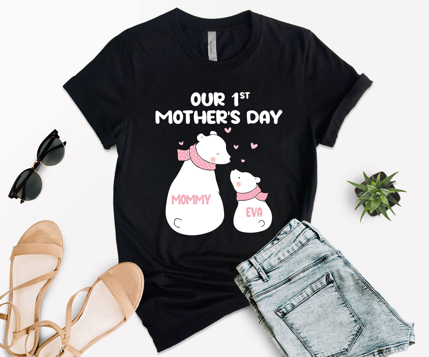 Our 1st Mother's Day Shirt, Custom Mom Matching Shirts, First Mothers Day Shirt-newamarketing
