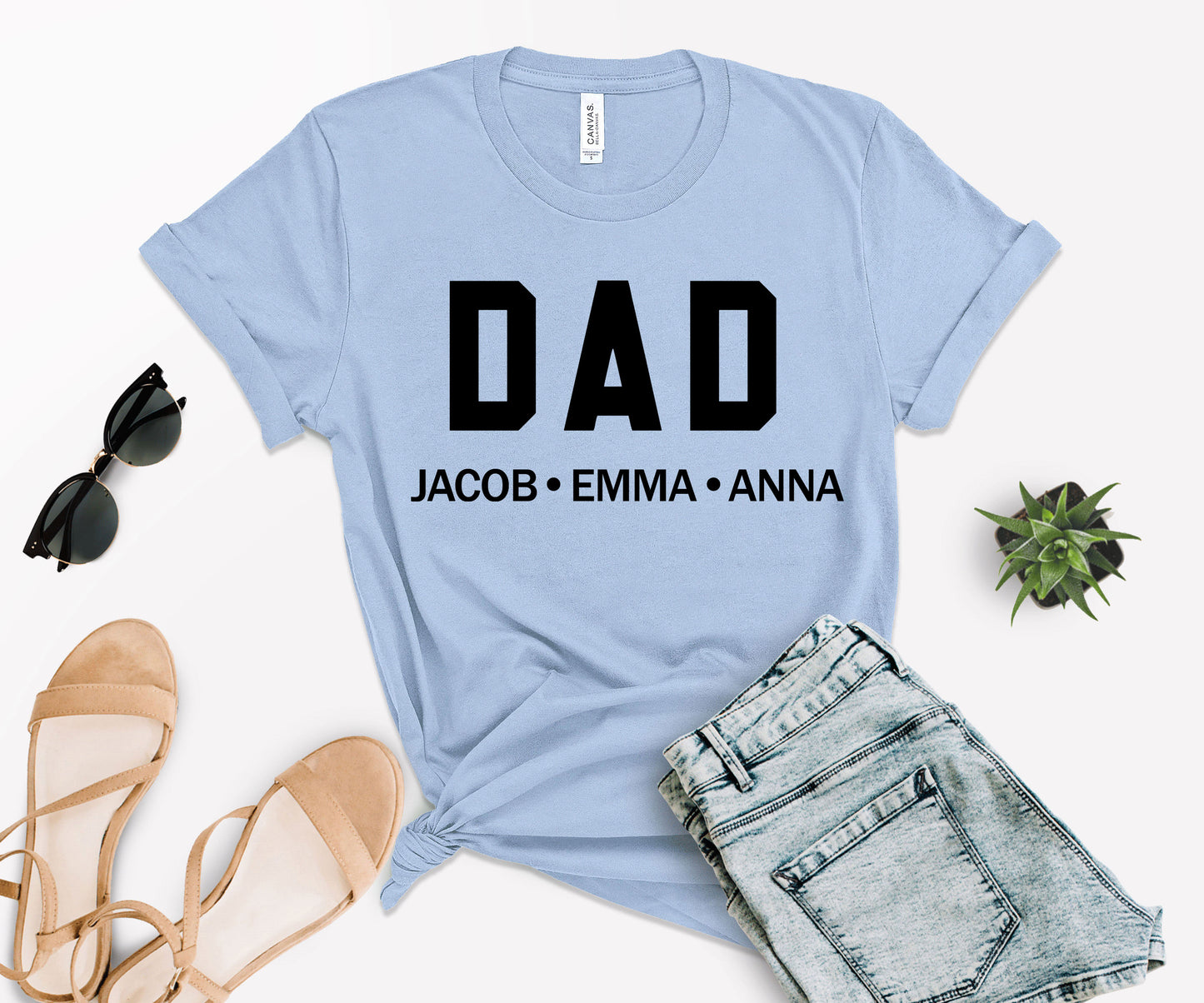 Custom Grandpa Shirt, Custom Father's Day Shirts, Custom Grandpa Dad Shirt-newamarketing