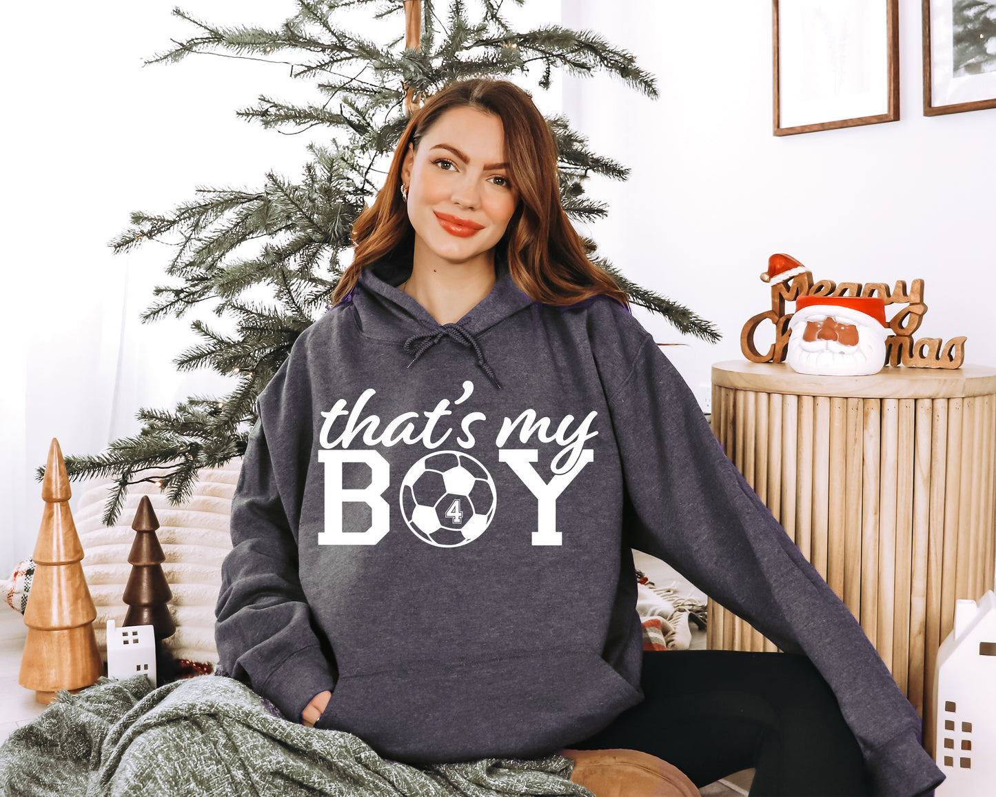 That's My Boy Soccer Sweatshirt, Custom Soccer Hoodie, Soccer Mom Sweatshirt-newamarketing